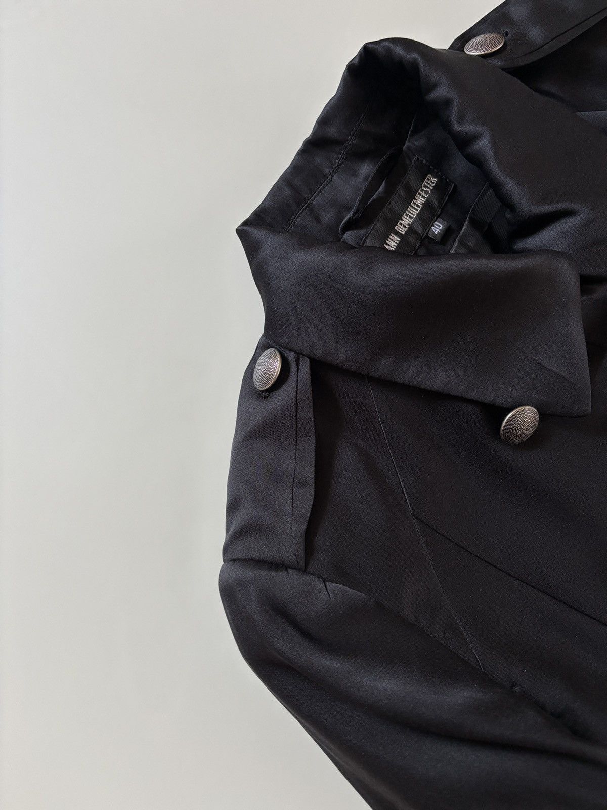 Ann Demeulemeester Ann Demeulemeester Asymmetrical Napoleon Trench Coat Size US S / EU 44-46 / 1 - 6 Thumbnail