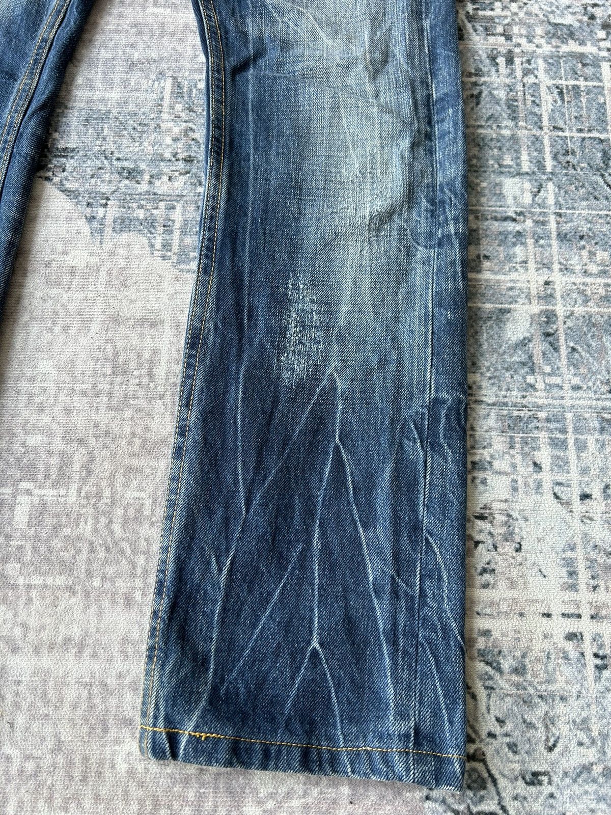 If Six Was Nine Y2K Semantic Design Snake Jeans Size US 32 / EU 48 - 8 Thumbnail
