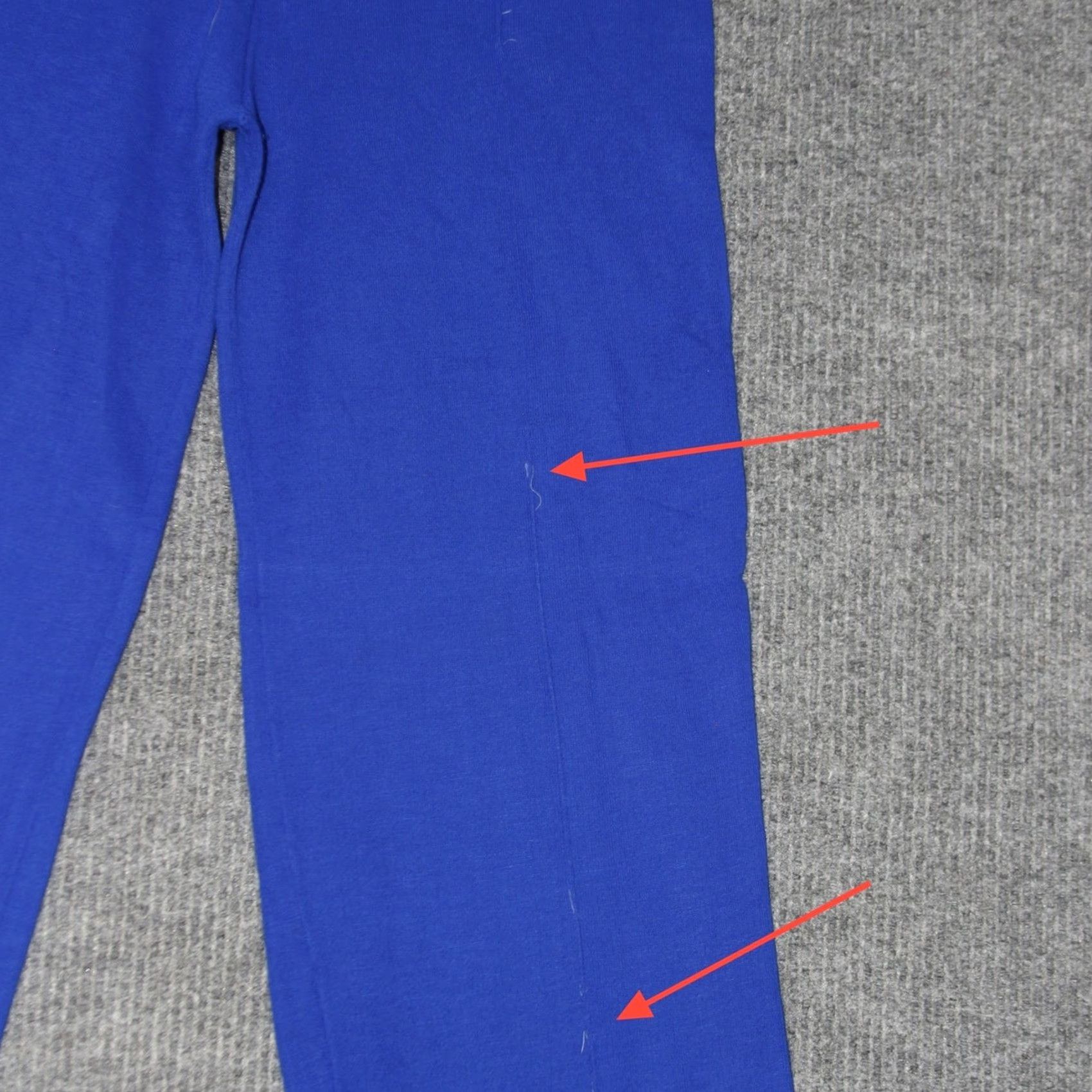 Sears Vintage Sears Blue Perma Prest Pants Mens XL XLT Waist 32 Inseam 32 Elastic Waist Pockets Casual Blue Knit Cotton Relaxed Wide-Leg Sweatpants Size US 36 / EU 52 - 3 Thumbnail