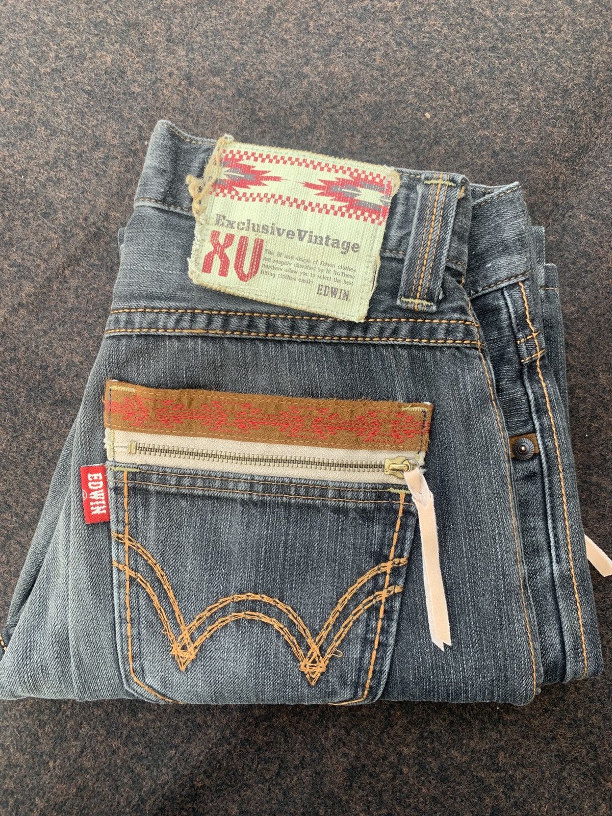 Edwin VINTAGE EDWIN NAVAJO STYLE.💥💥 Size US 31 - 10 Thumbnail