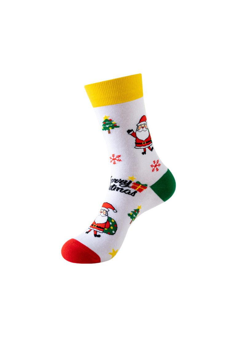 Other Set of 5 Pairs Christmas Theme Pattern Cozy Socks (One Size) Size ONE SIZE - 6 Thumbnail
