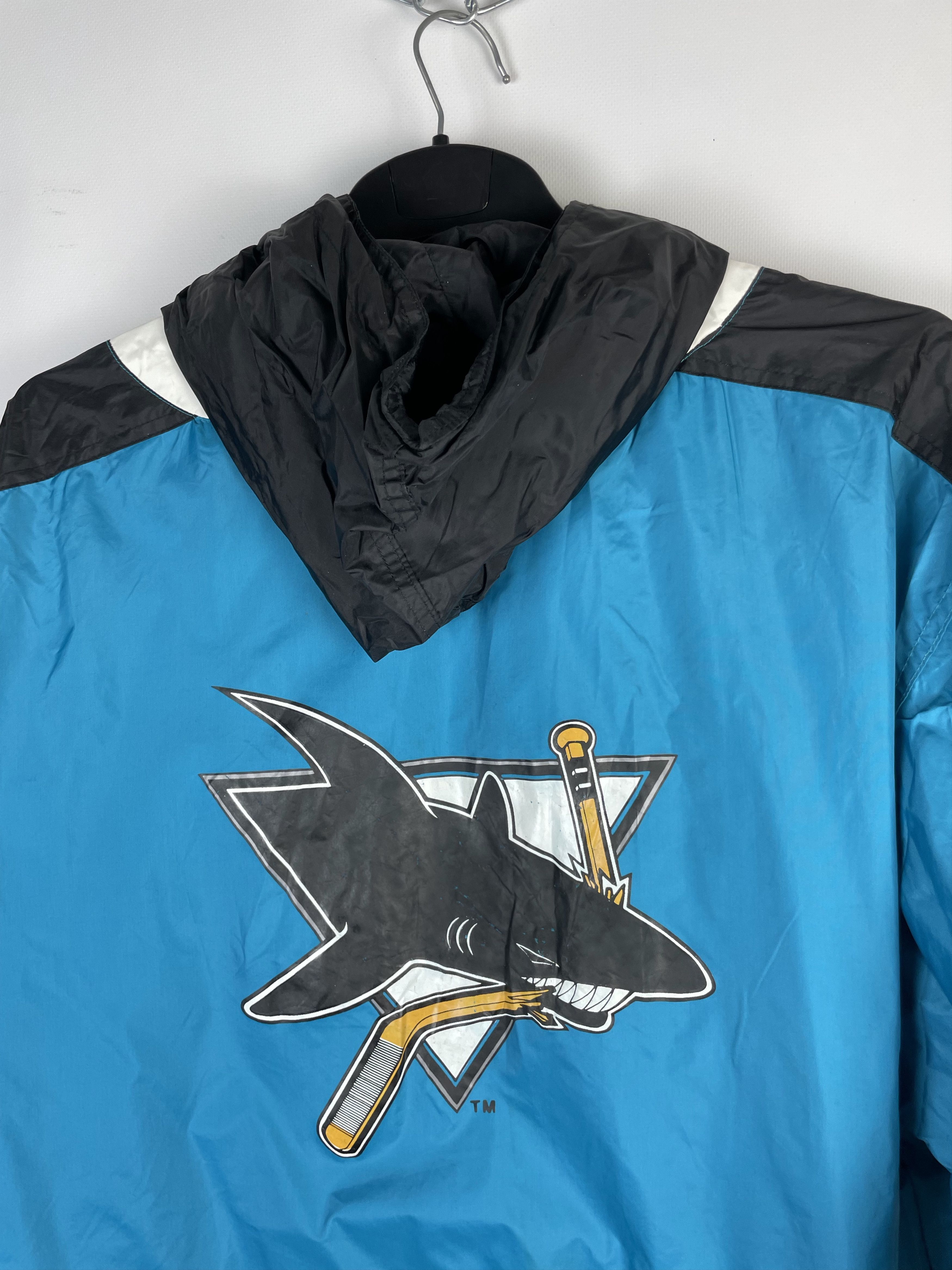 NHL SHARKS NFL JACKET 90s Size US L / EU 52-54 / 3 - 11 Thumbnail