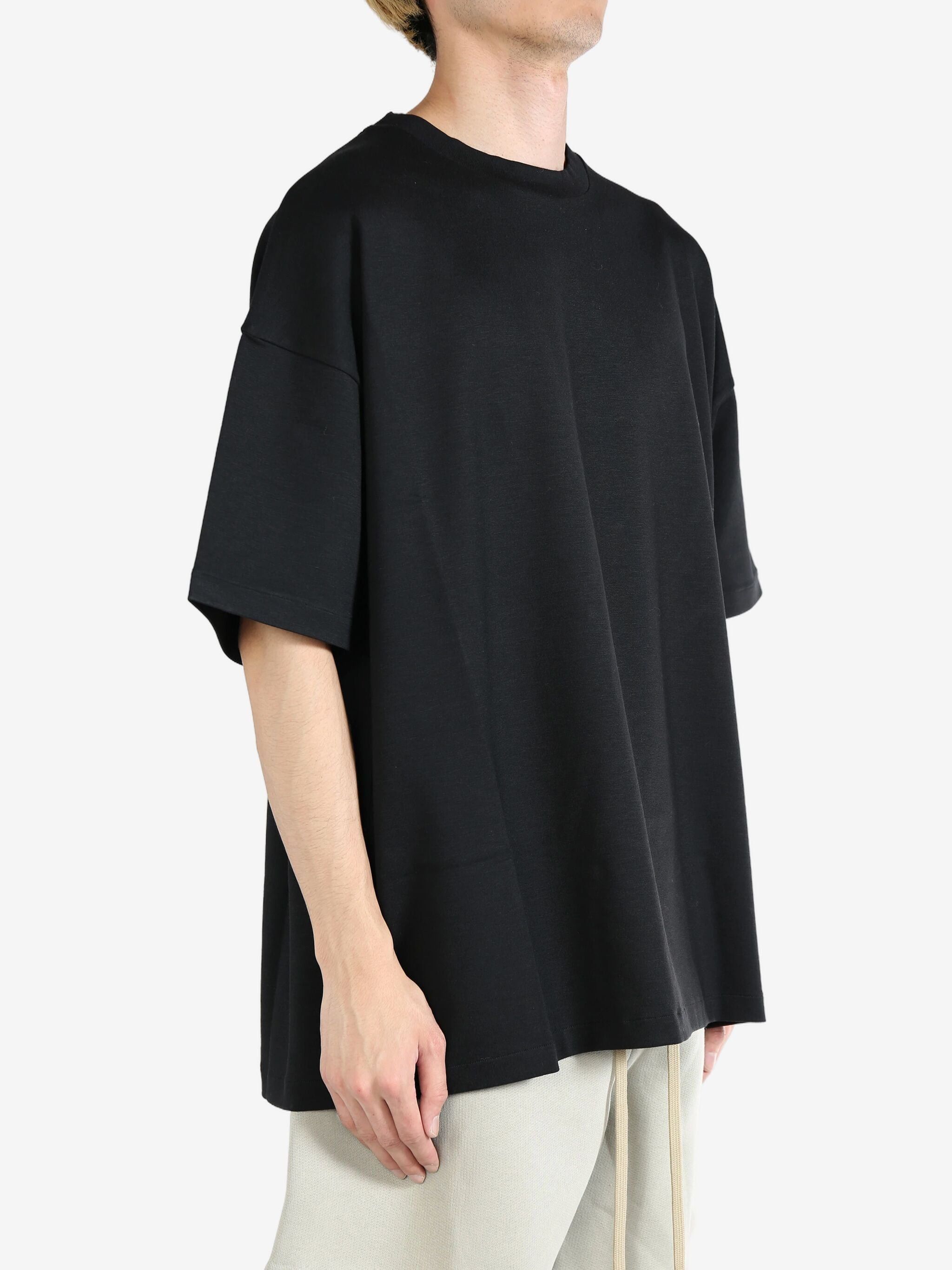 Fear of God o1s22i1n1024 Oversized Milano Stitch T Shirt in Black Size US S / EU 44-46 / 1 - 3 Thumbnail