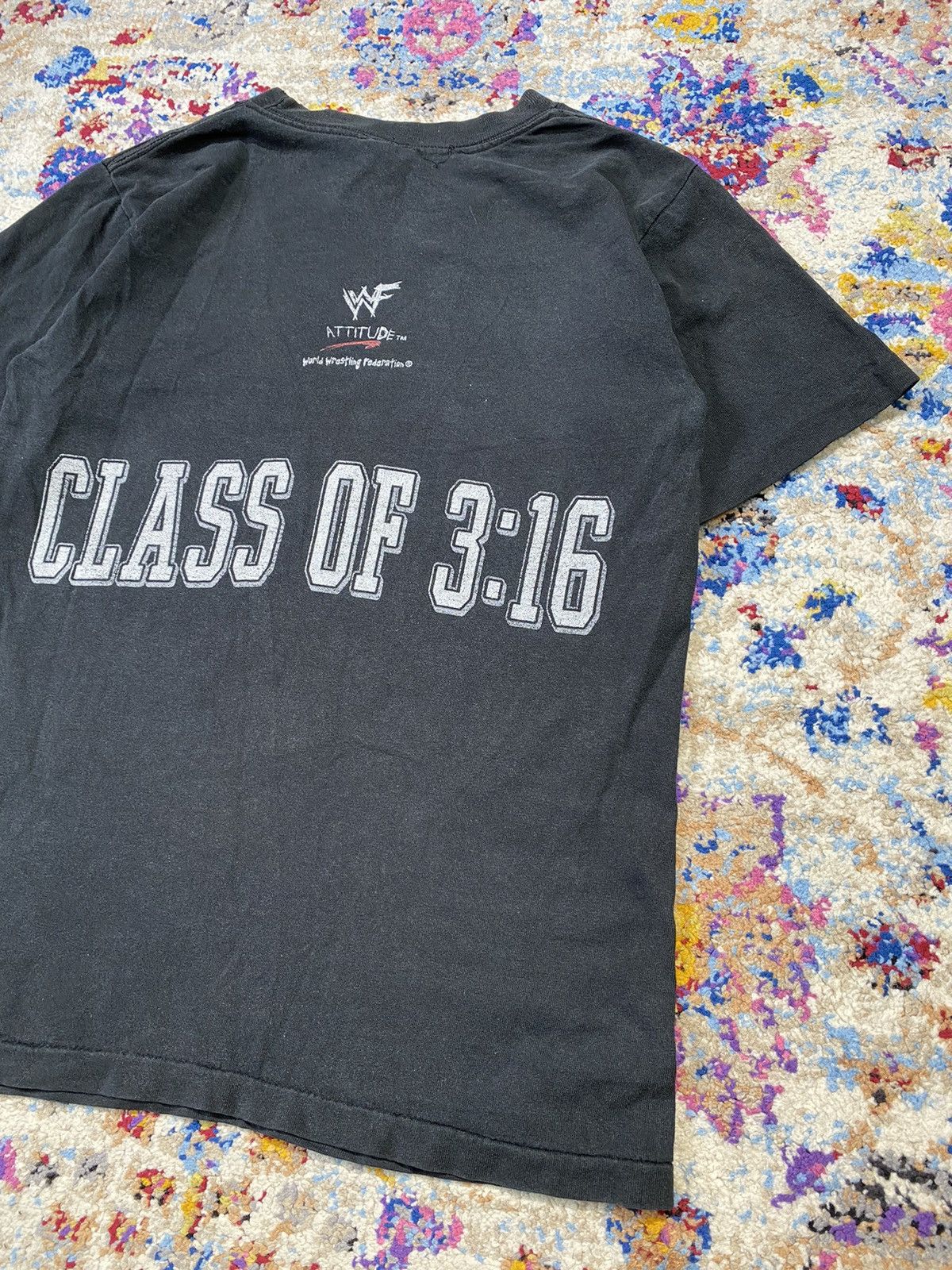 WWF 1998 WWF Stone Cold Steve Austin University Youth size Tees Size US XS / EU 42 / 0 - 4 Thumbnail