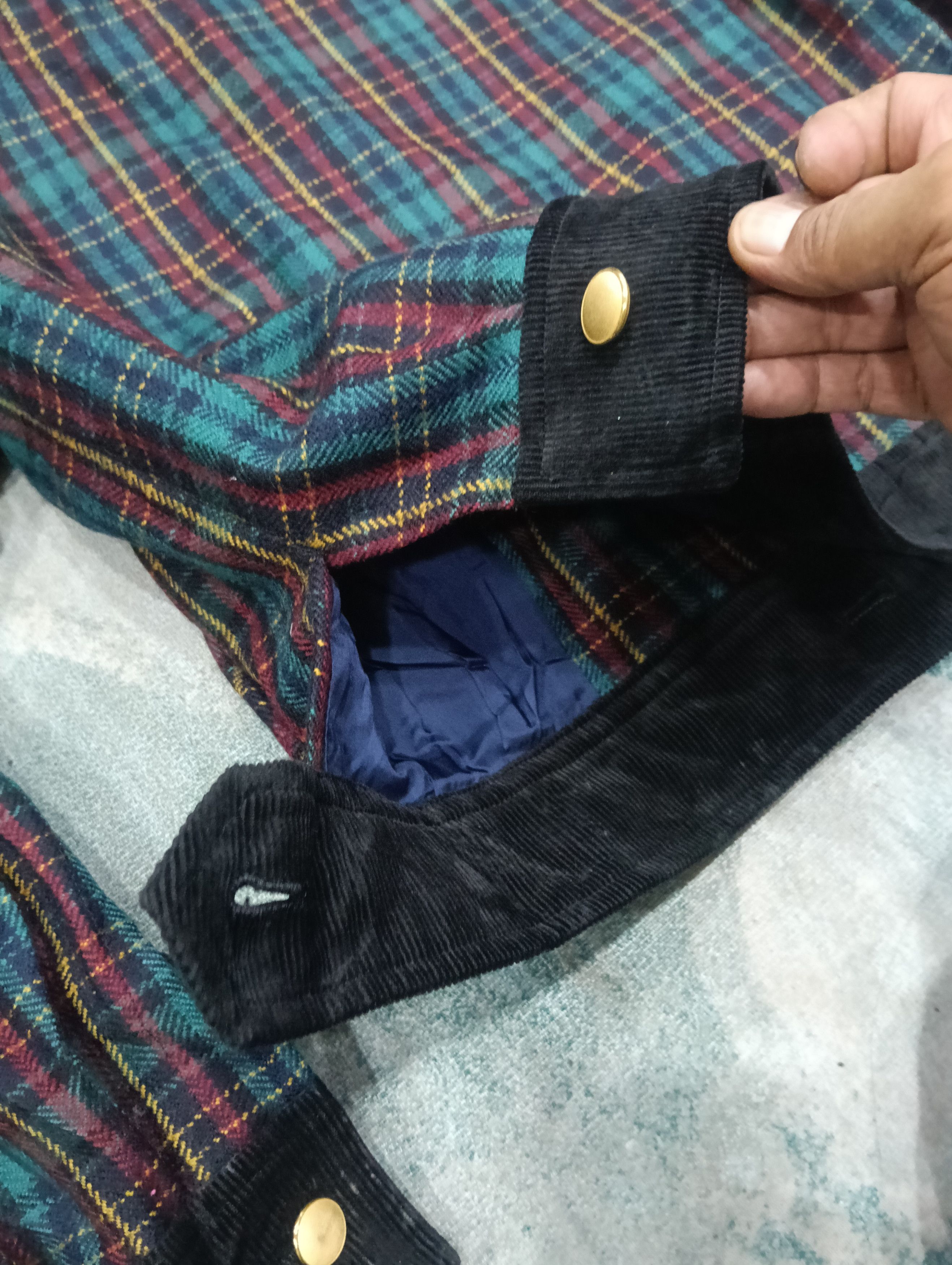 Saint Laurent Paris × Yves Saint Laurent Vintage Yves Saint Laurent Checkered Jacket Size M / US 6-8 / IT 42-44 - 11 Thumbnail