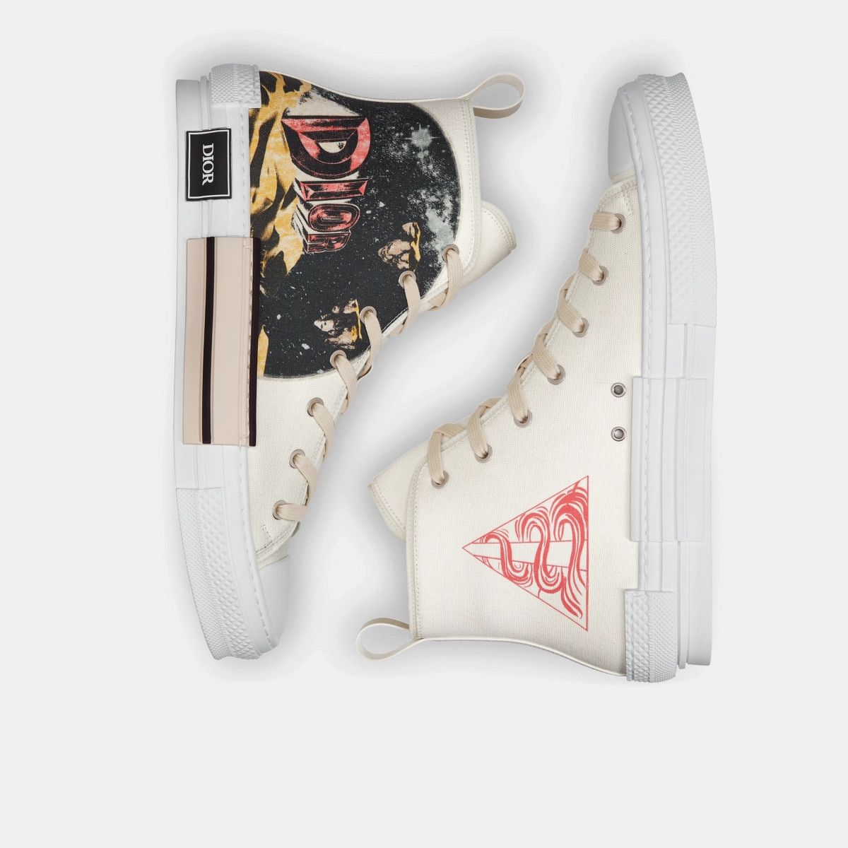 Dior o1bcso1str0125 B23 High-Top Sneaker in White Size US 7 / EU 40 - 8 Thumbnail