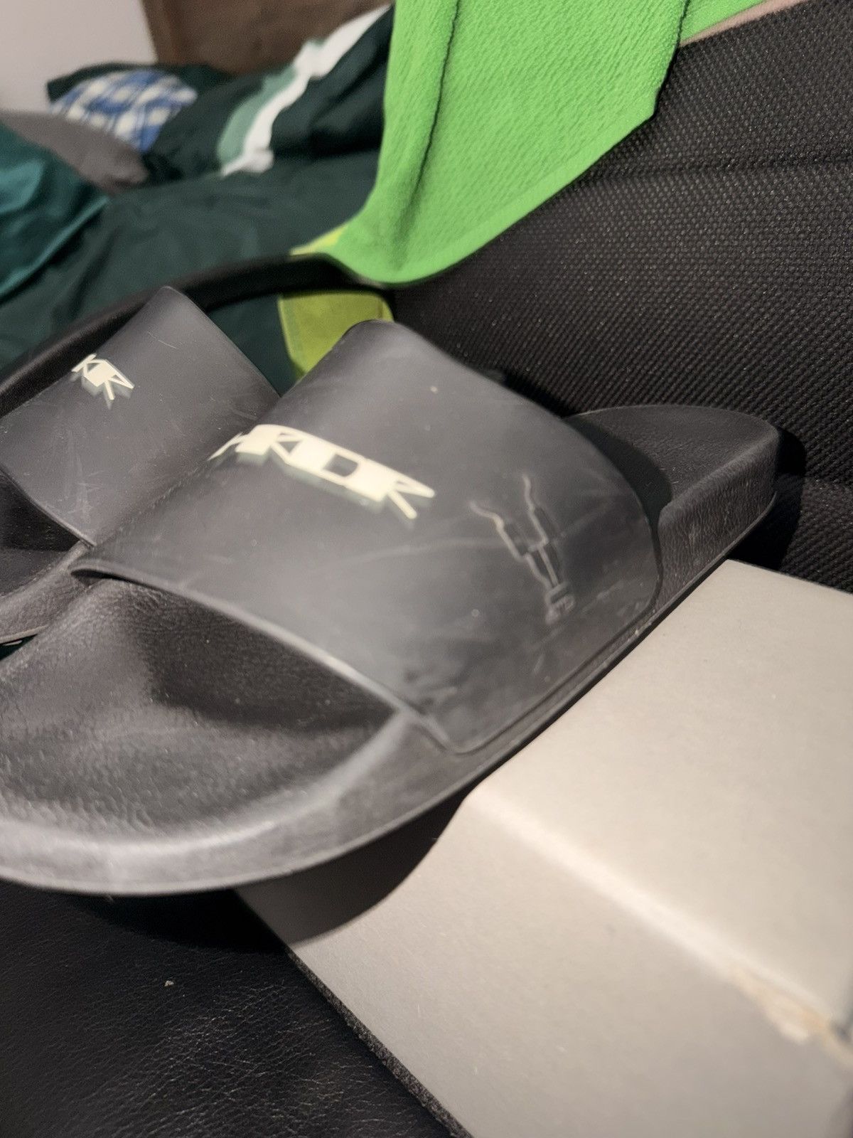 Rick Owens Drkshdw Rick owen slides Size US 10 / EU 43 - 3 Thumbnail