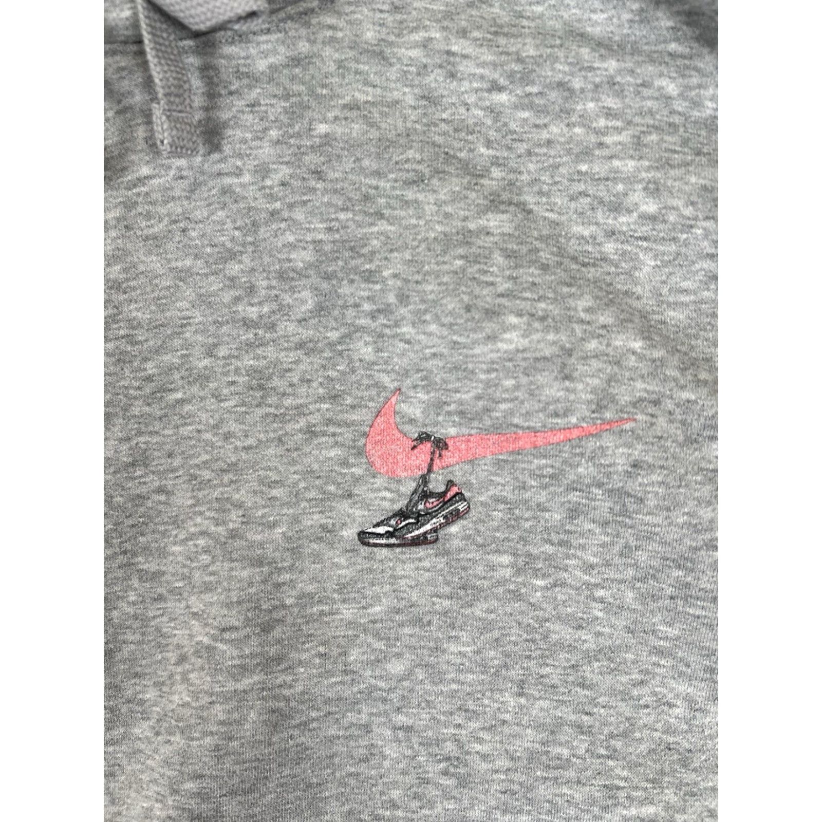 Nike VINTAGE Nike Air Hoodie Sweatshirt Men Size M Gray Swoosh Y2K 90s Sports USA Max Pullover Size US M / EU 48-50 / 2 - 3 Thumbnail