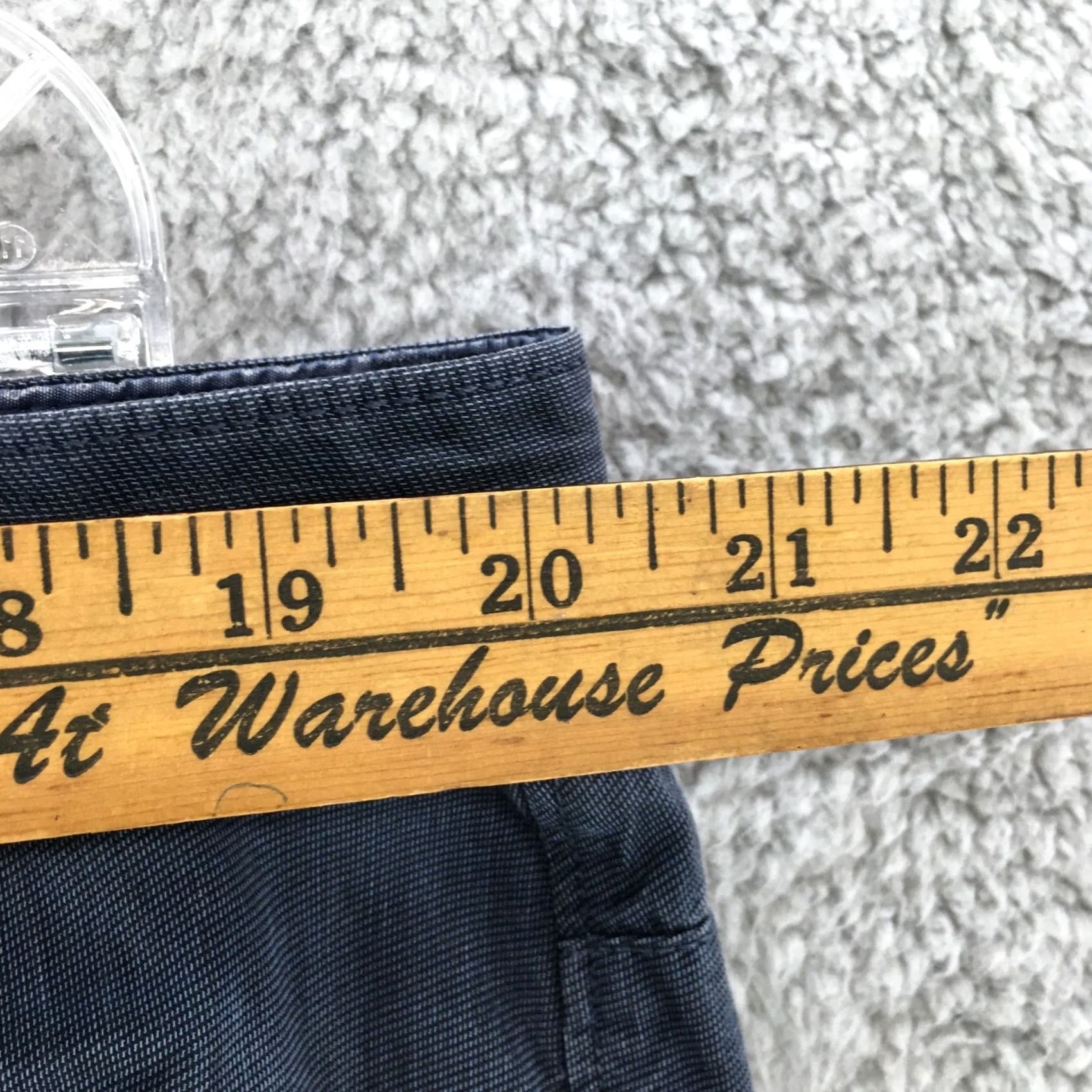 Calvin Klein Calvin Klein Straight Leg Pants Mens 40x30 Blue Flat Front Mid Rise Zip Fly Regular Fit Straight Leg Color Blue Men’s Pants Size 27" / US 4 / IT 40 - 5 Thumbnail