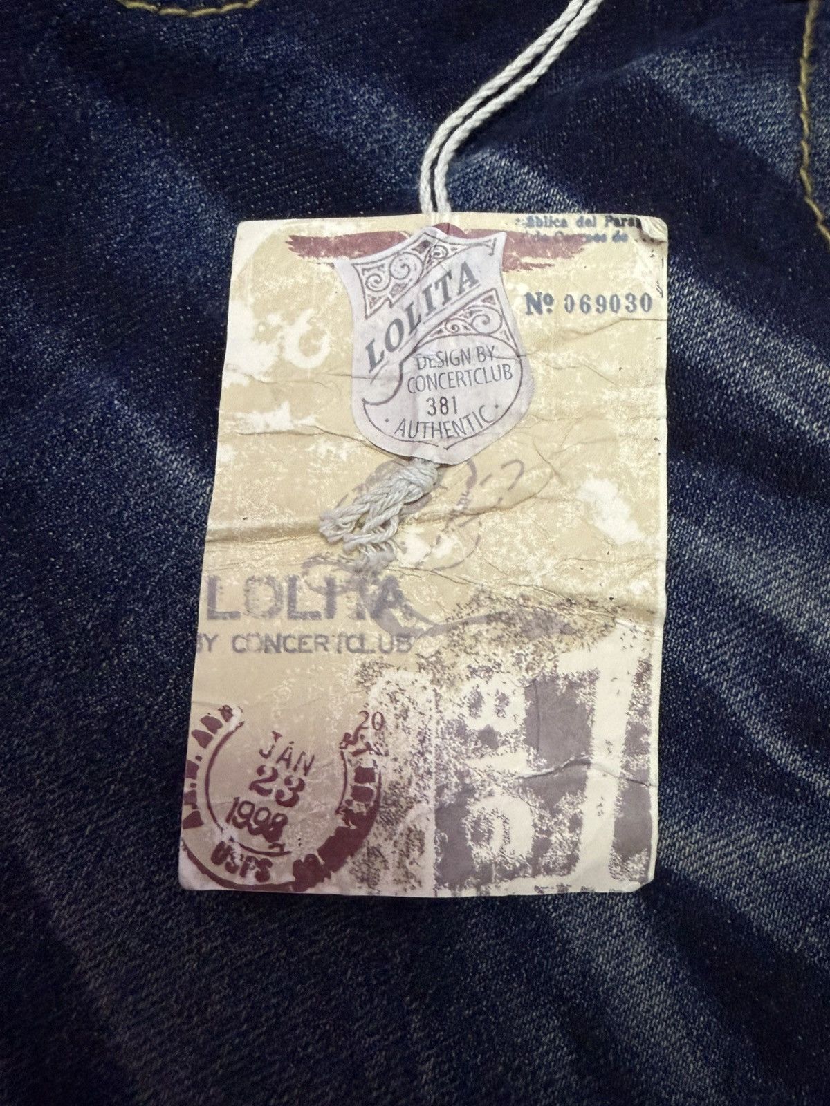 If Six Was Nine Lolita By Concert Club Shadow Mud Wash Claw Flared Jeans Size US 30 / EU 46 - 20 Thumbnail