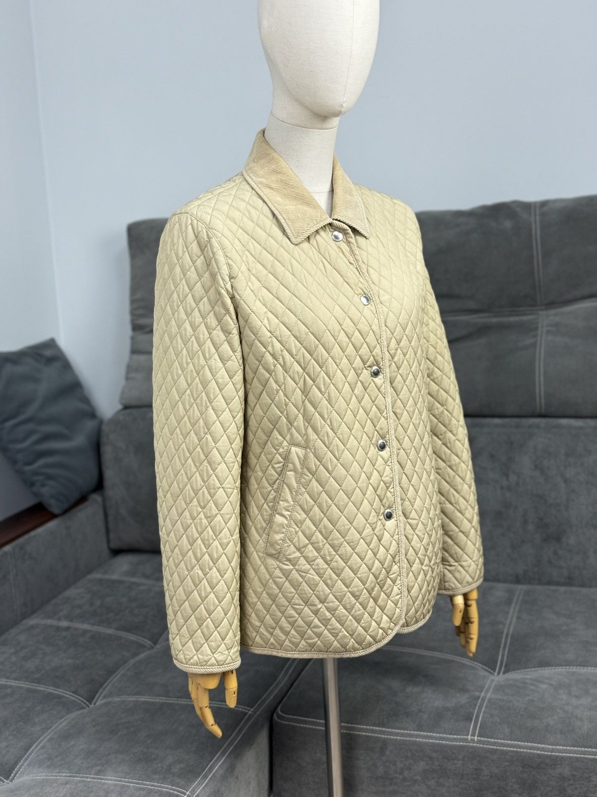 Burberry Burberry London Quilted Jacket Beige Nova Check Lining Size M / US 6-8 / IT 42-44 - 2 Thumbnail