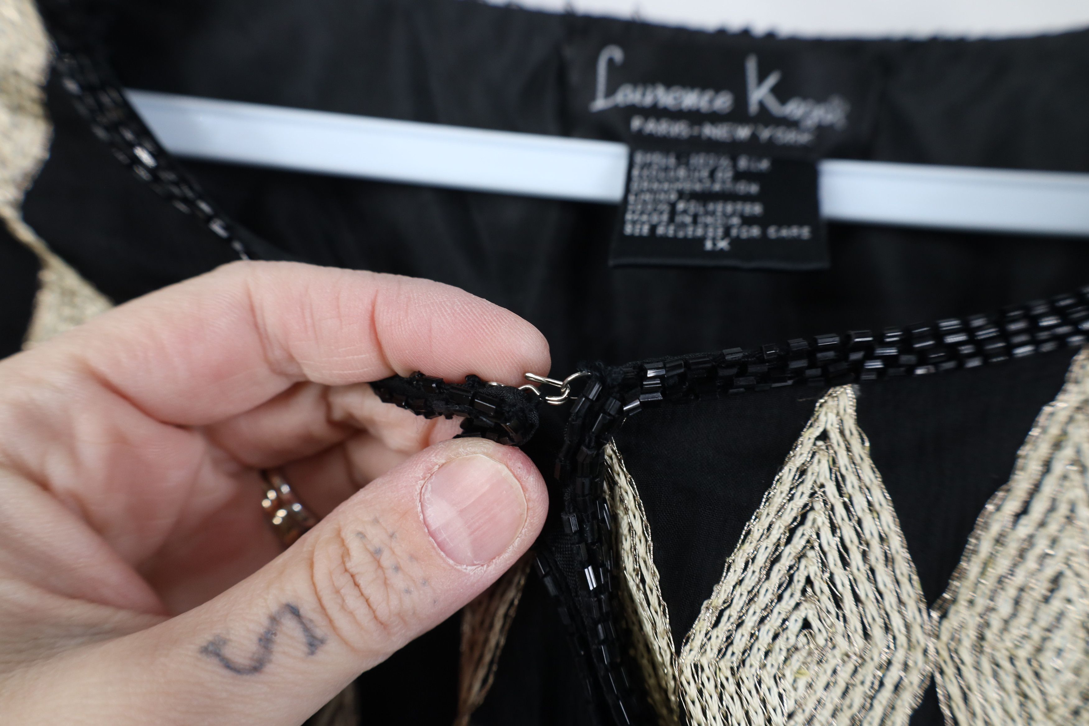 Vintage Vintage 90s Streetwear Diamond Full Zip Jacket Evening Size XL / US 12-14 / IT 48-50 - 7 Thumbnail