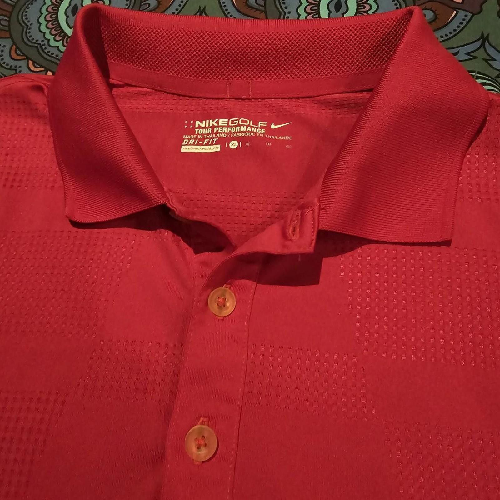 Nike Nike Men's Pink Golf Polo Shirt Size US XL / EU 56 / 4 - 2 Thumbnail