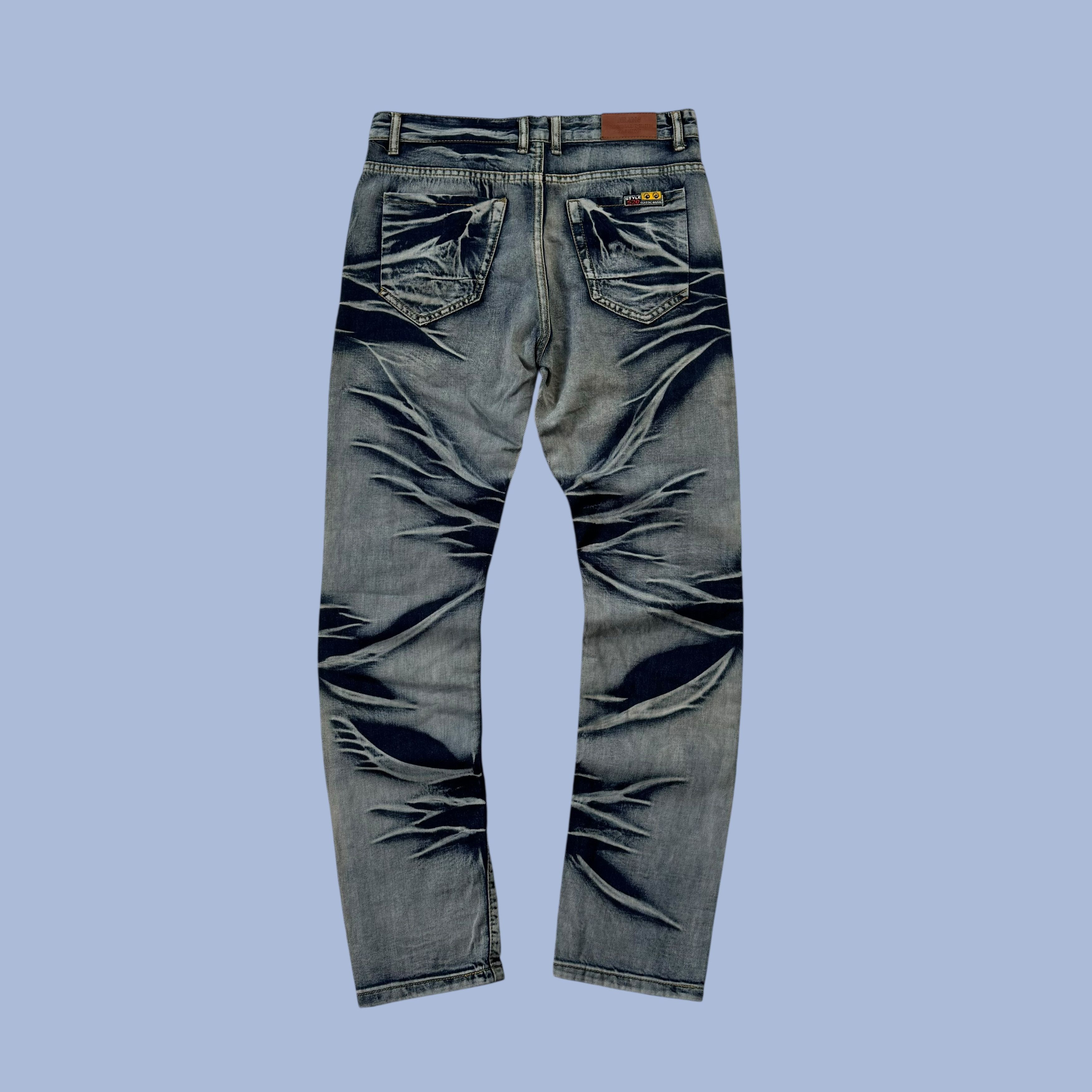 Vintage Washed Y2K Denim Japanese Jeans Grunge