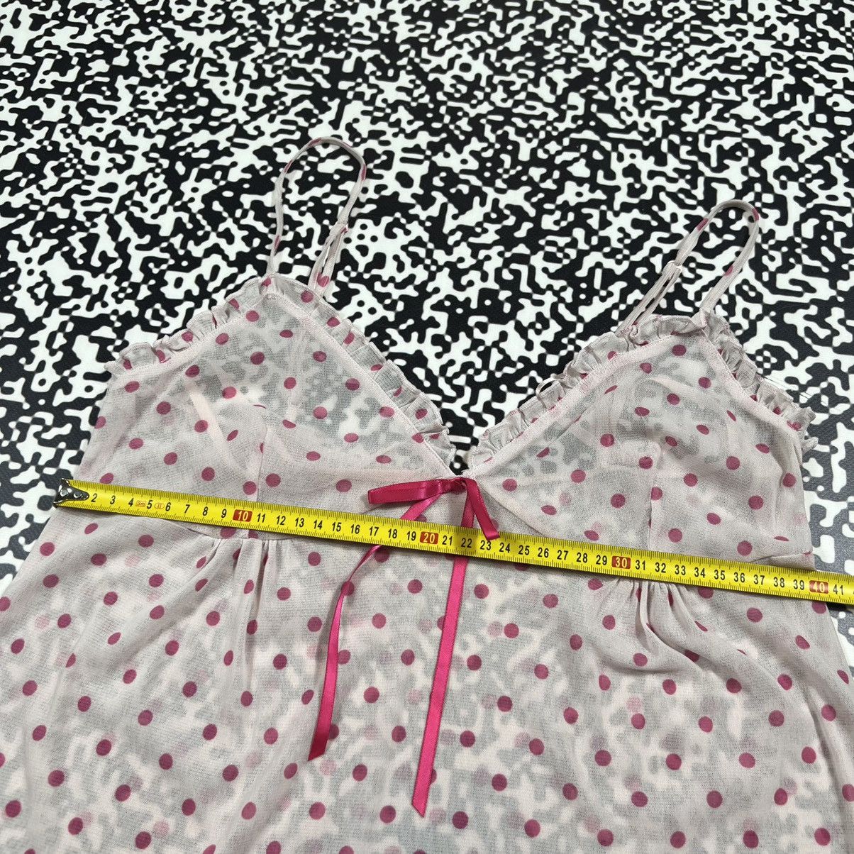 Vintage Vintage Y2K Sexy Mesh Dot Night Retro Tank Top 90s Style Size M / US 6-8 / IT 42-44 - 19 Thumbnail