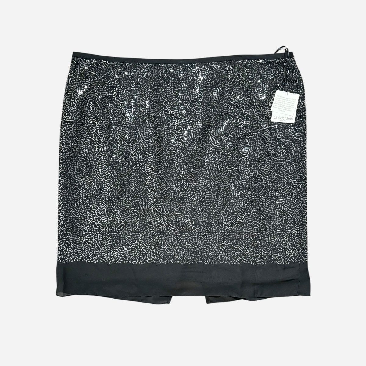 Calvin Klein Calvin Klein Woman Plus Size Blk Sequin Evening Skirt Sz 24W Size 34" / US 12 / IT 48 - 12 Thumbnail