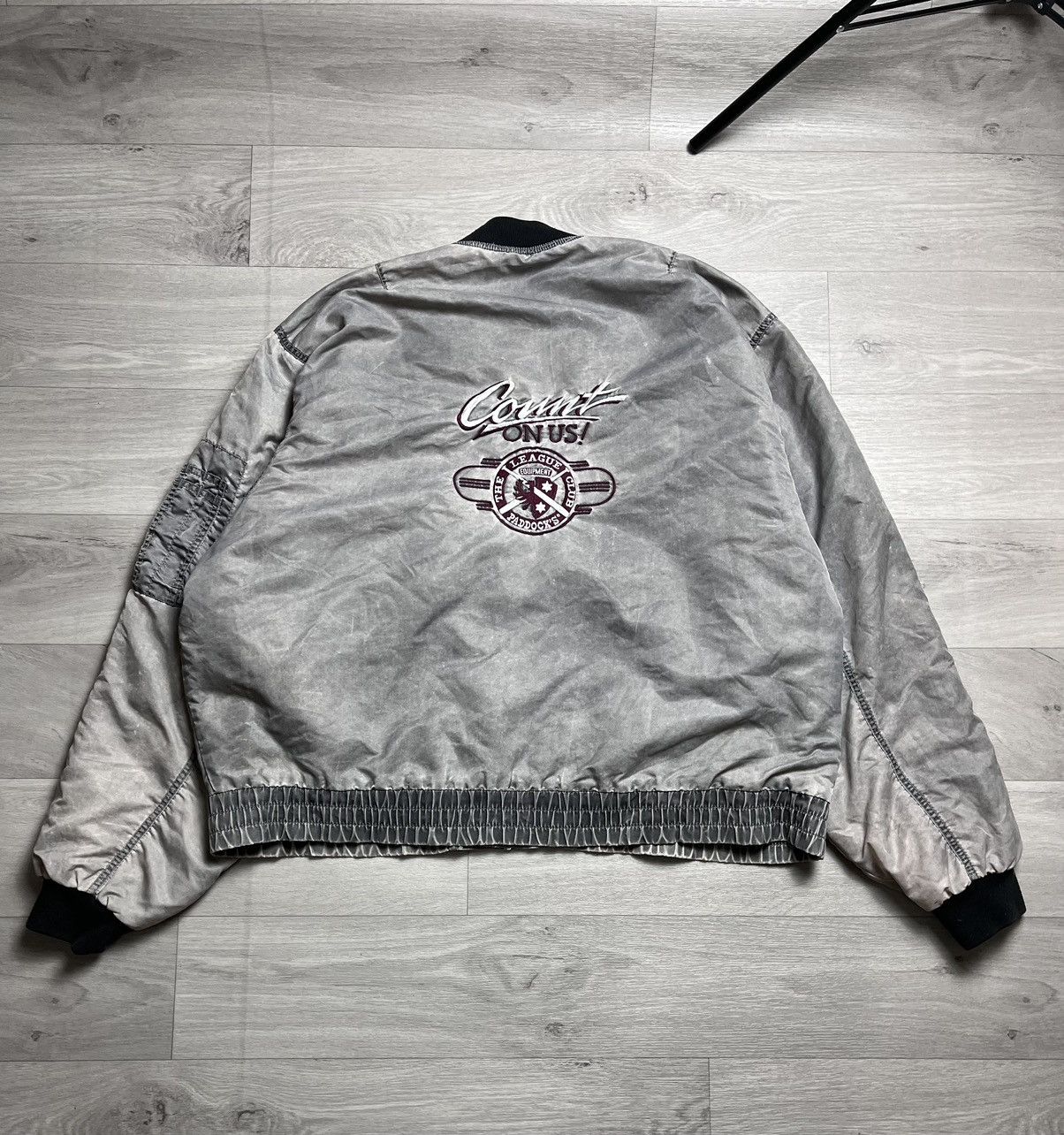 Vintage Vintage Paddocks MA-1 Flying Attacted Airborne Style Bomber Size US XL / EU 56 / 4 - 2 Thumbnail