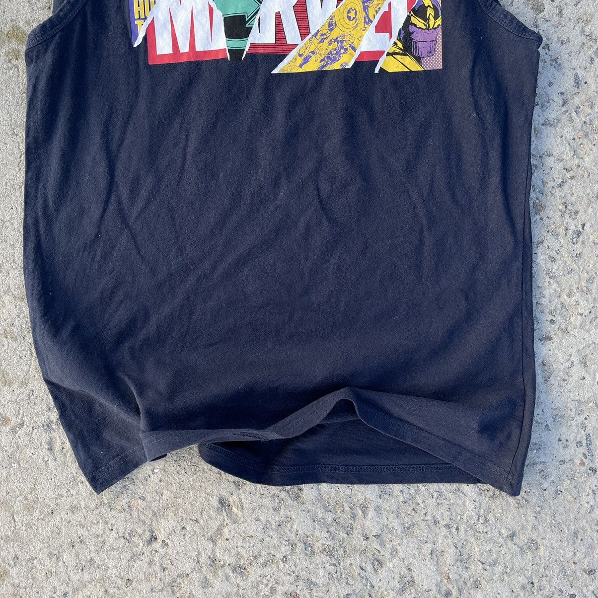 Marvel Comics × Vintage Vintage Tank Top Marvel Comics Big Logo Y2K 90s USA Size US L / EU 52-54 / 3 - 6 Thumbnail