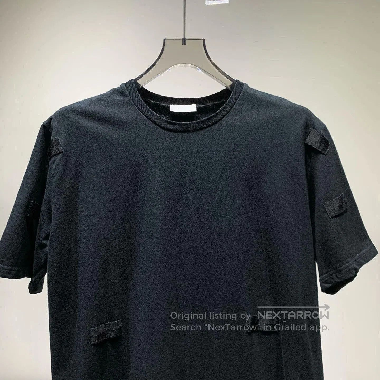 Dior dior black short sleeve t-shirt with patches. Size US M / EU 48-50 / 2 - 3 Thumbnail