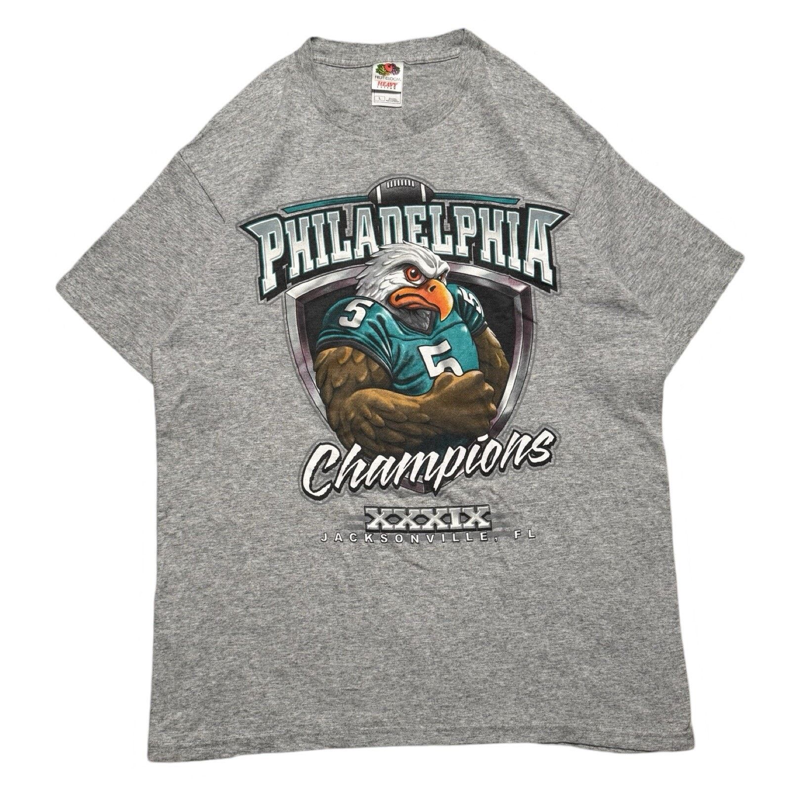 Champion Y2K Philadelphia Eagles Superbowl T Shirt Champion NFL L Size US L / EU 52-54 / 3 - 1 Thumbnail