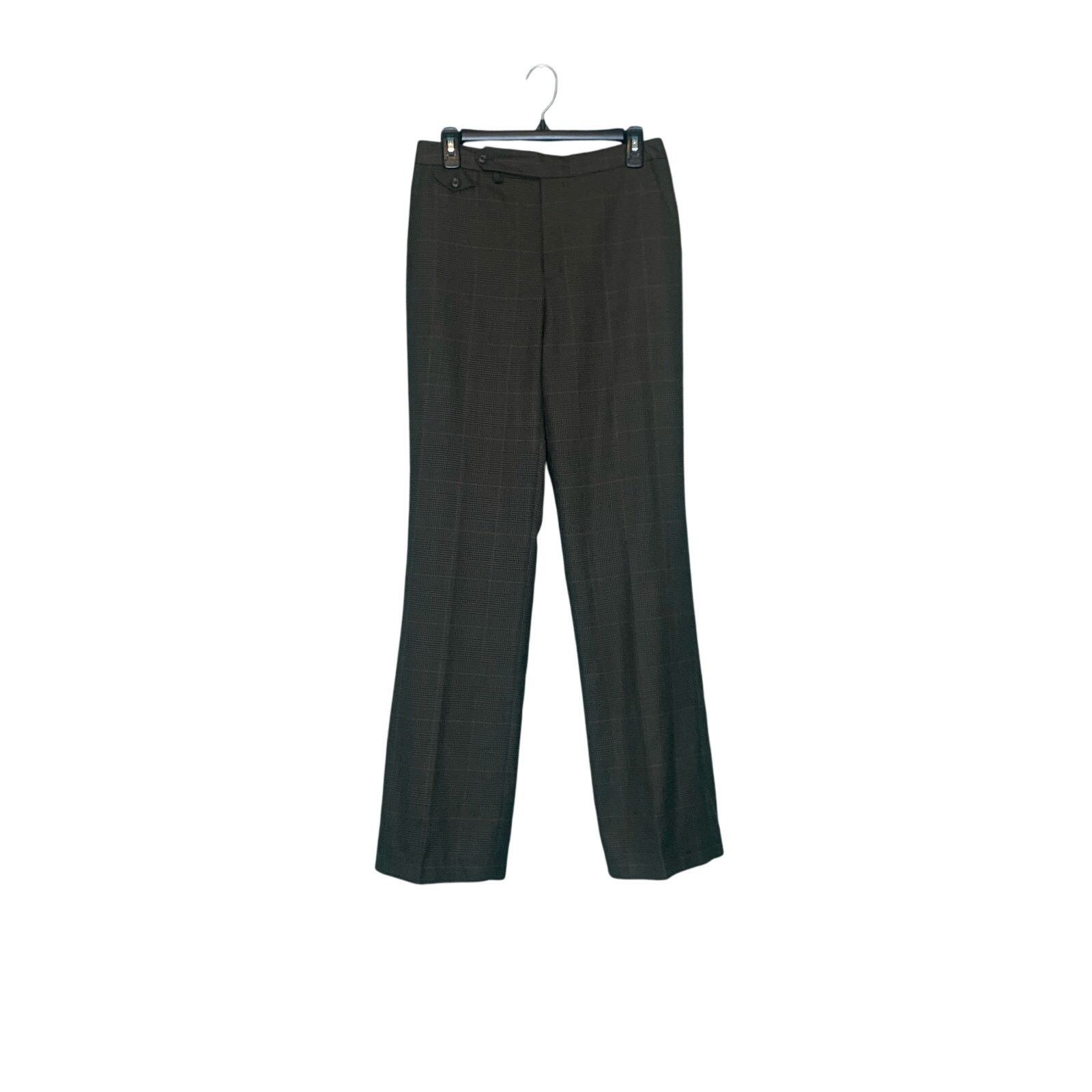 Chaps Chaps green plaid wool straight legs vintage pants size 4 Size 27" / US 4 / IT 40 - 4 Thumbnail