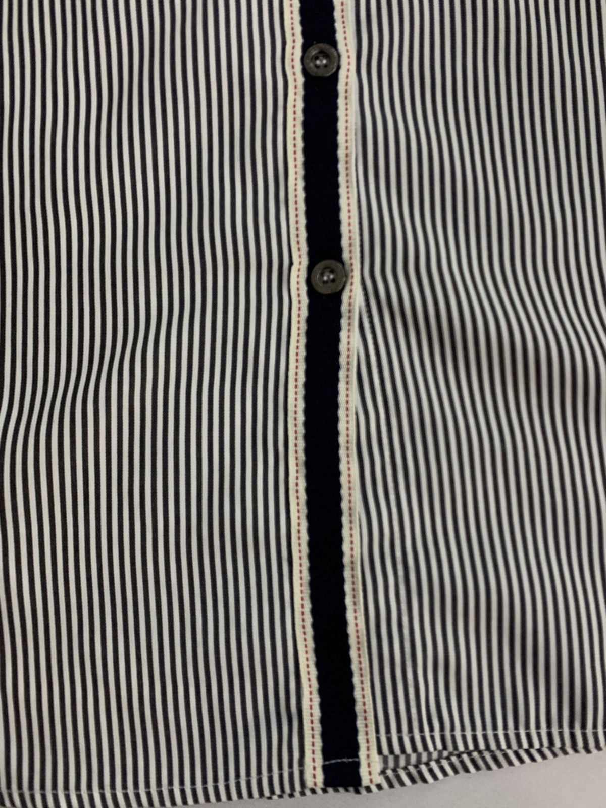 Diesel Diesel Hickory Stripe Selvedge Long Shirt Single Pocket Size L / US 10 / IT 46 - 7 Thumbnail