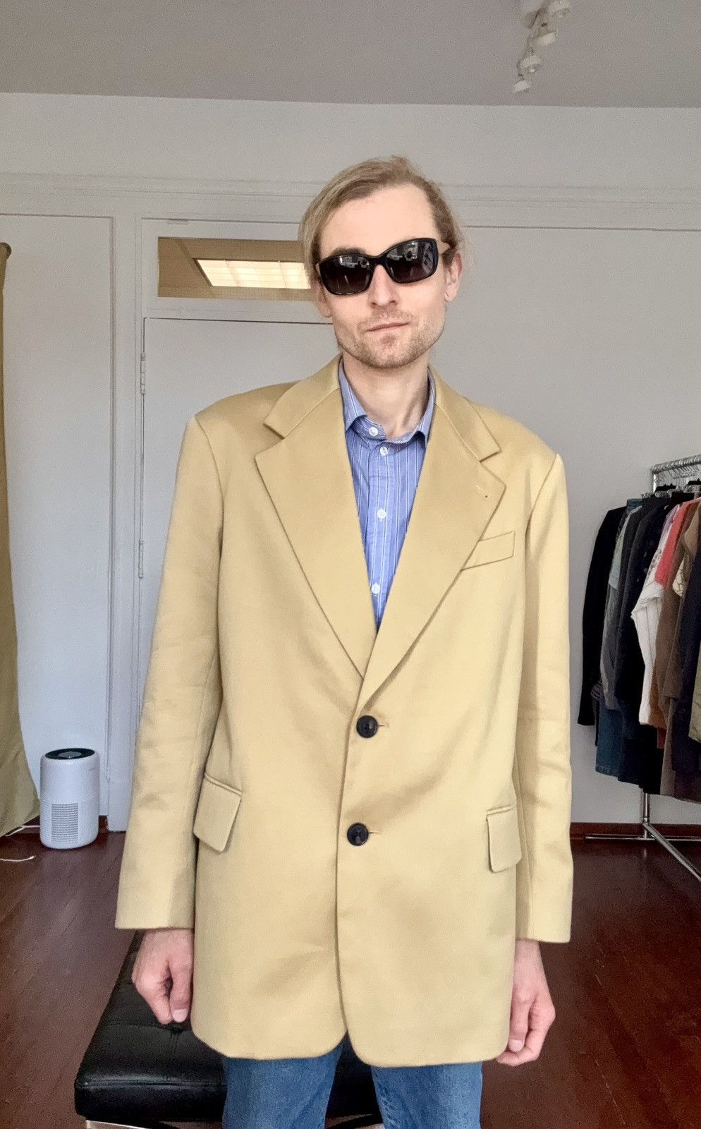 Dries Van Noten Dries Van Noten Runway AW2021 Khaki Blazer Size US M / EU 48-50 / 2 - 3 Thumbnail