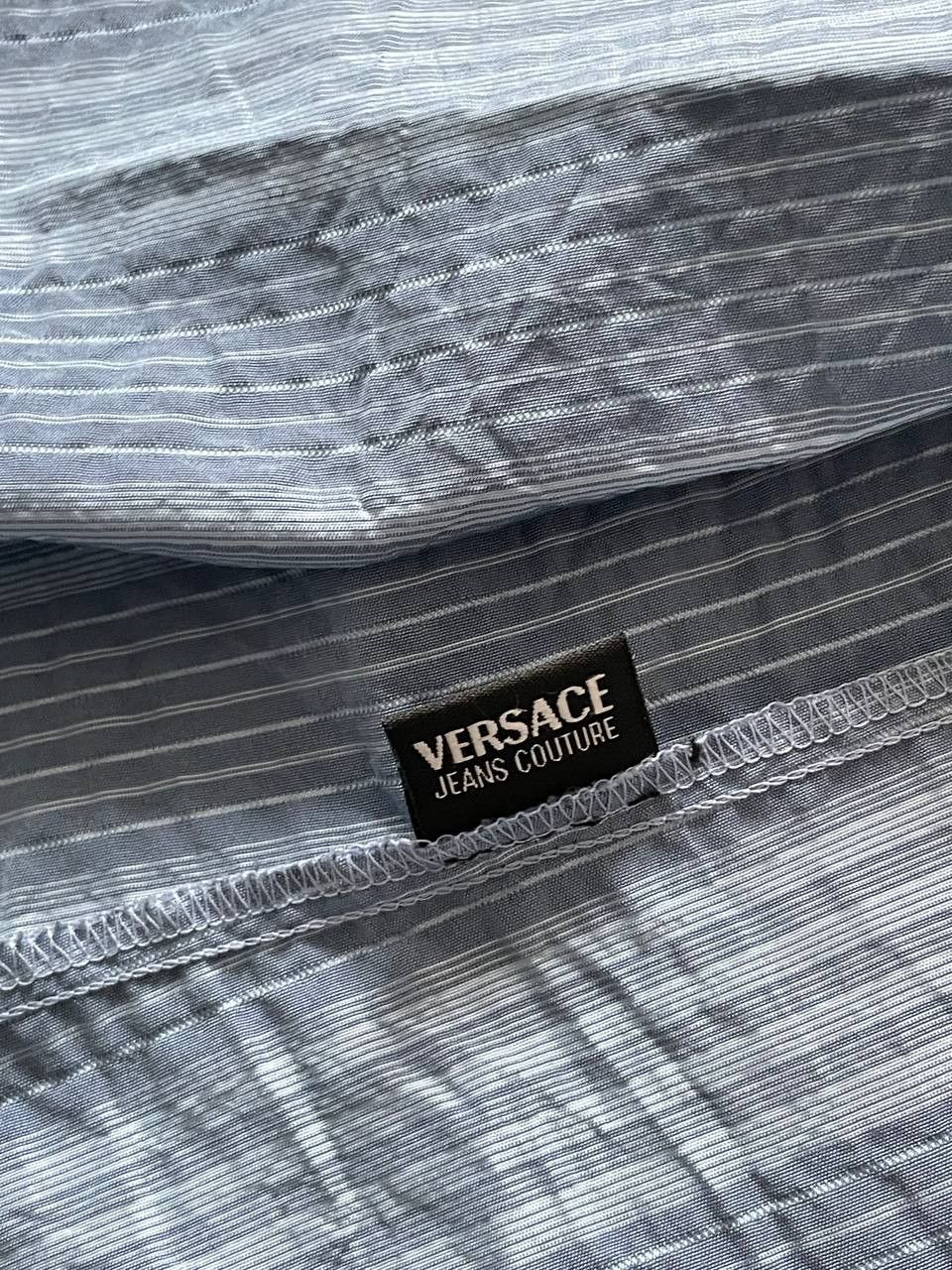 Versace × Versace Jeans Couture × Vintage Rare vintage stripe embroidered logo Versace shirt Size US M / EU 48-50 / 2 - 5 Thumbnail