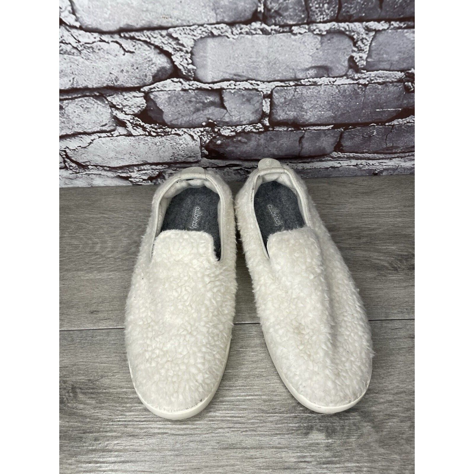 Allbirds ALLBIRDS Merino Wool Sherpa White Slip On Lounge Sneakers Wo Size US 8 / IT 38 - 11 Thumbnail