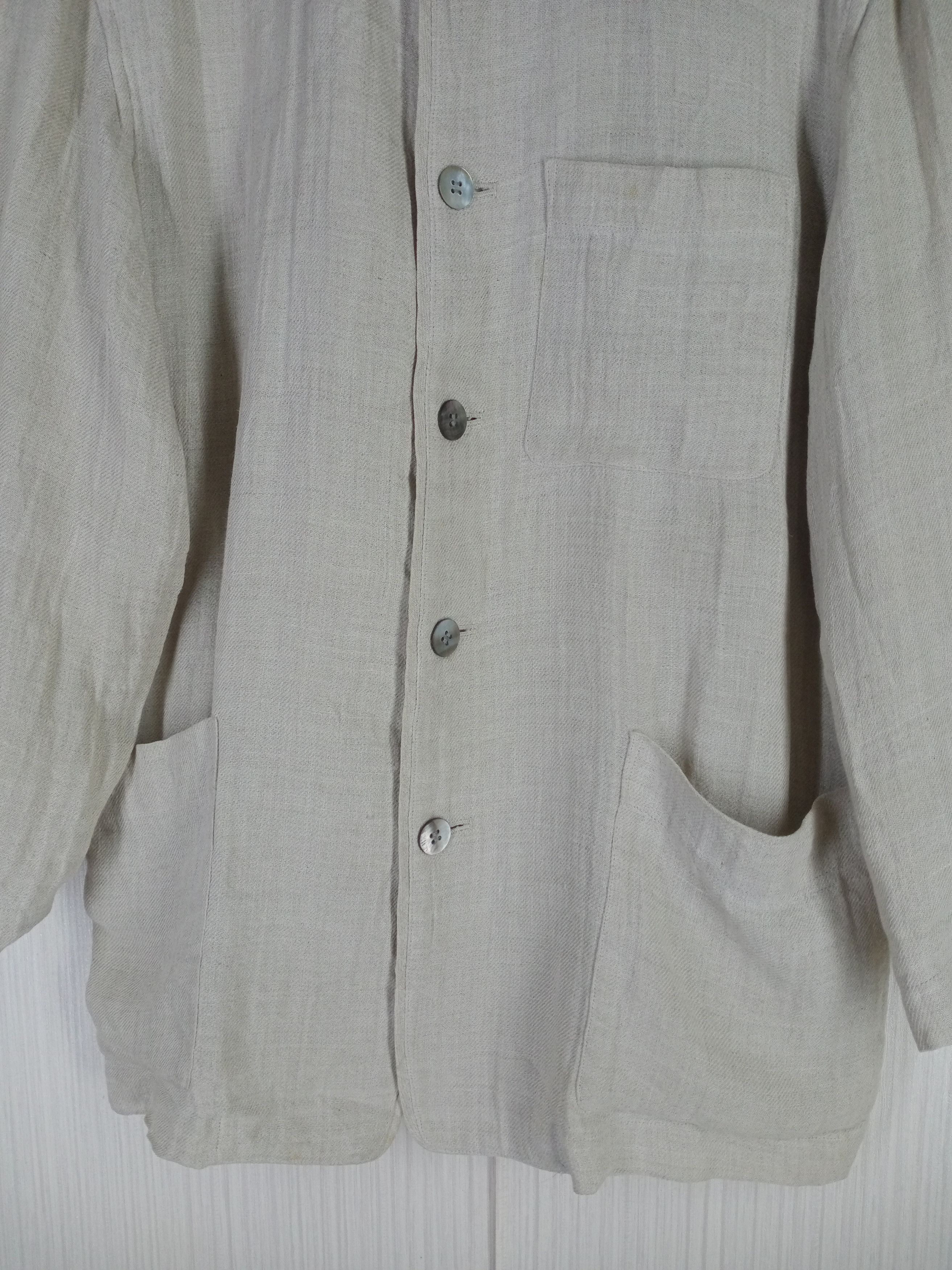 Issey Miyake Vintage 80s Issey Miyake Plantation Collar Roger Jacket Size US M / EU 48-50 / 2 - 5 Thumbnail