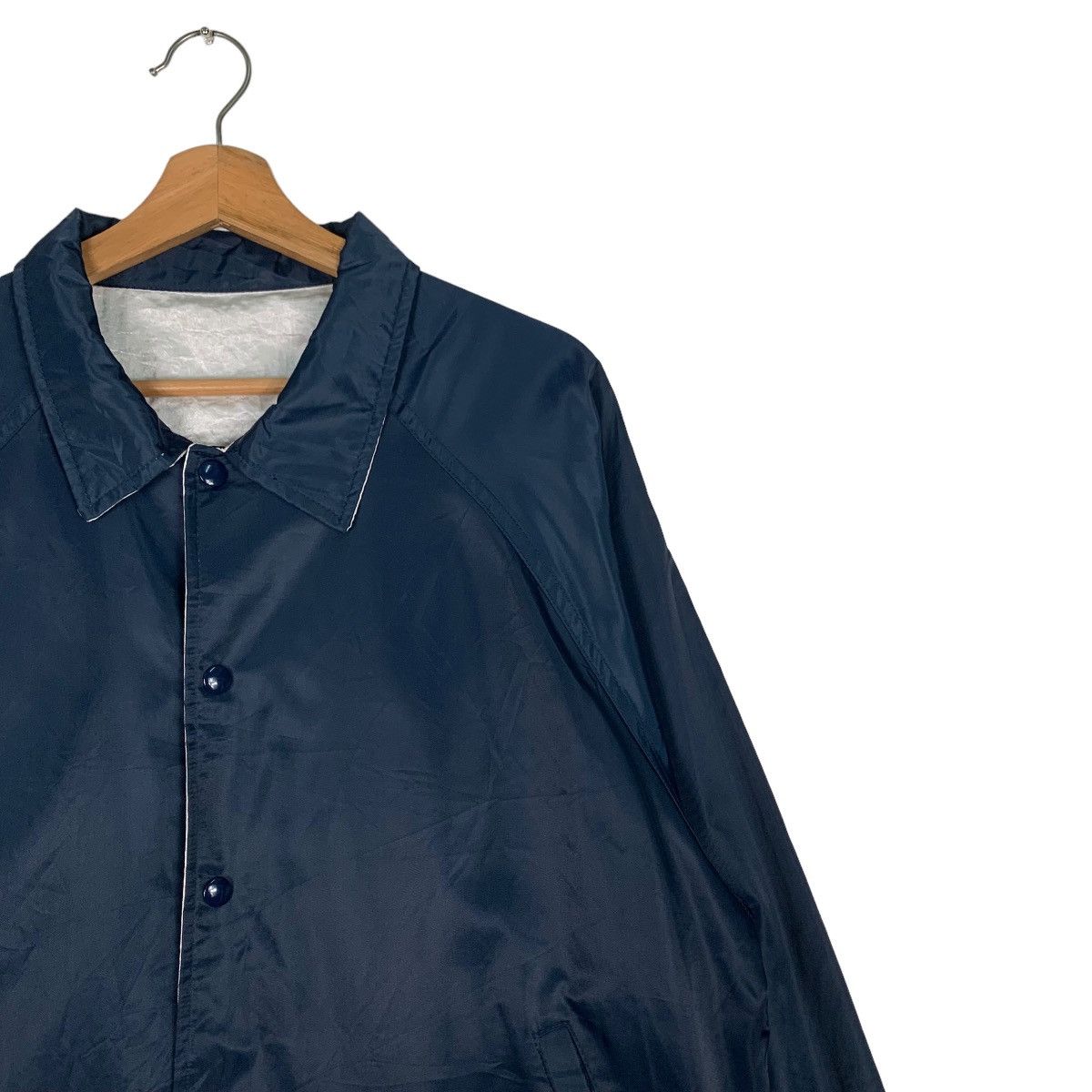 Japanese Brand JAPAN LEAGUE Big Logo Reversible Coach Jacket #0848-C38 Size US L / EU 52-54 / 3 - 7 Thumbnail