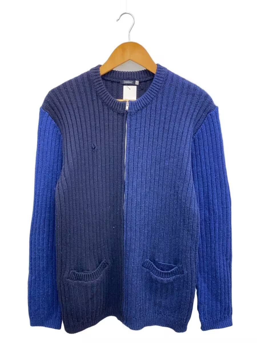 Undercover 90s Ribbed Zip Wool Knit Sweater Size US L / EU 52-54 / 3 - 1 Thumbnail
