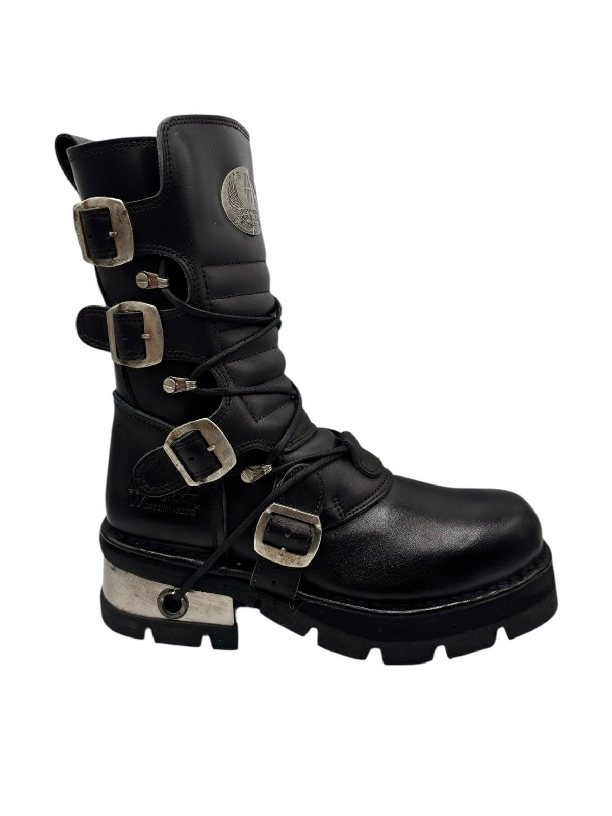 New Rock Vintage New Rock heeled mid-calf boots Size 40 Size US 10 / IT 40 - 4 Thumbnail