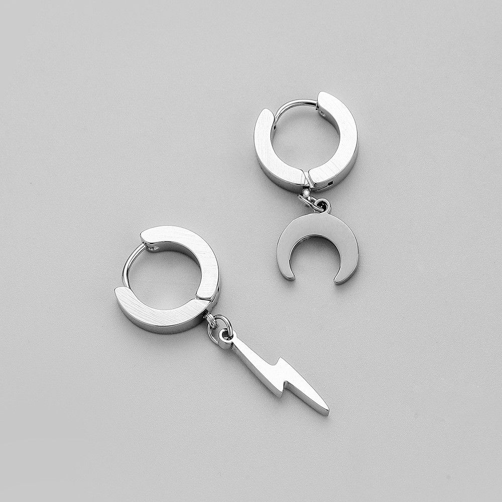 Jewelry Light Rare Earrings One Pairs Chrome Jewelry Size ONE SIZE - 3 Thumbnail