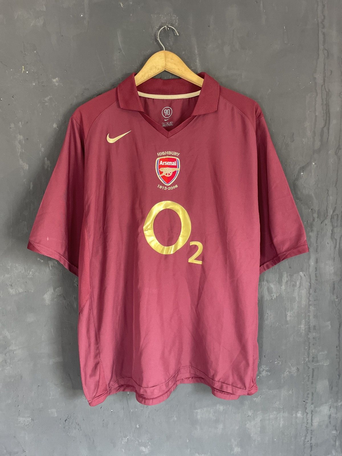 Nike Arsenal Highbury 2006 O2 the Invisible Jersey | Grailed