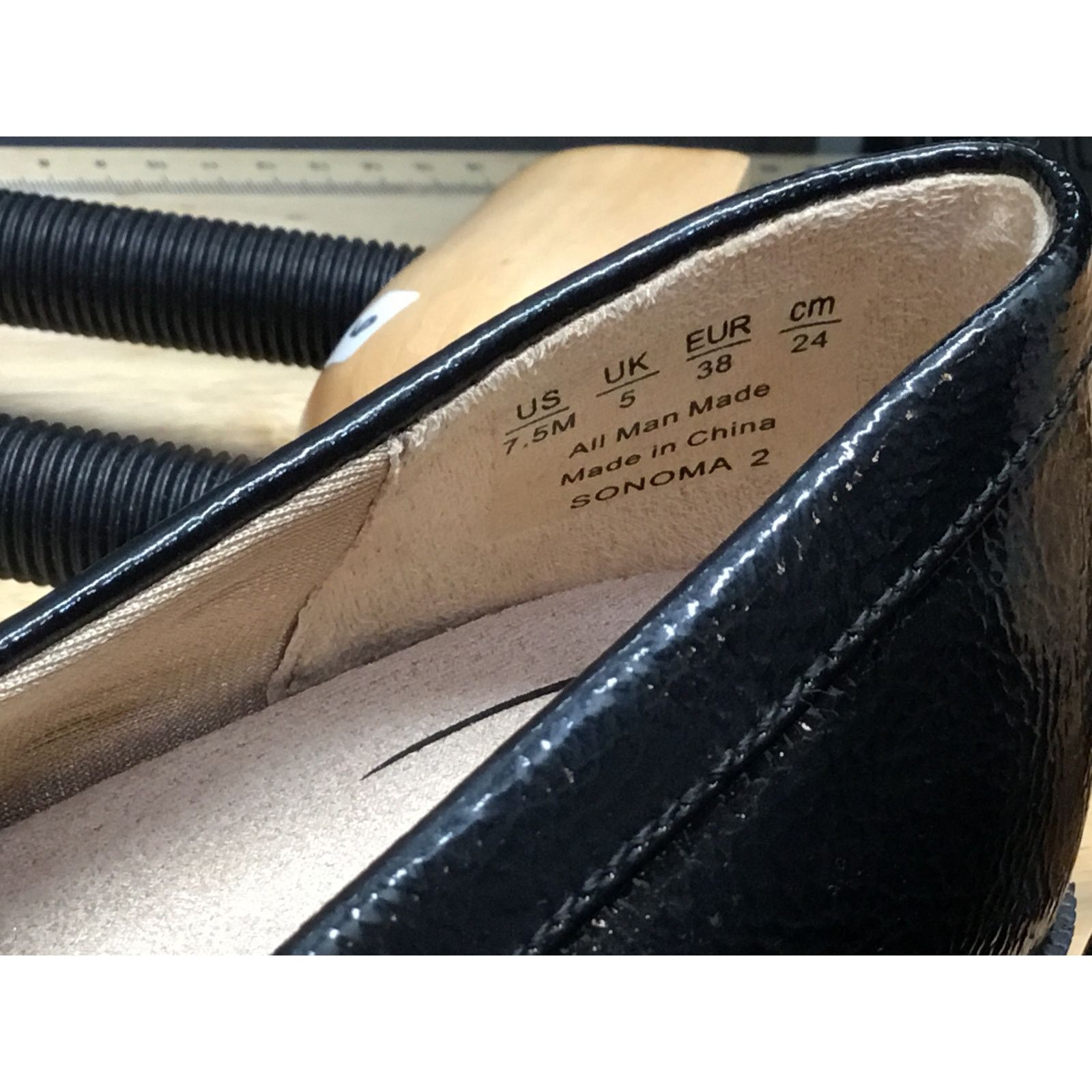 Other LifeStride Sonoma 2 Black Patent Leather Women's 7.5 Loafers Size US 7.5 / IT 37.5 - 5 Thumbnail