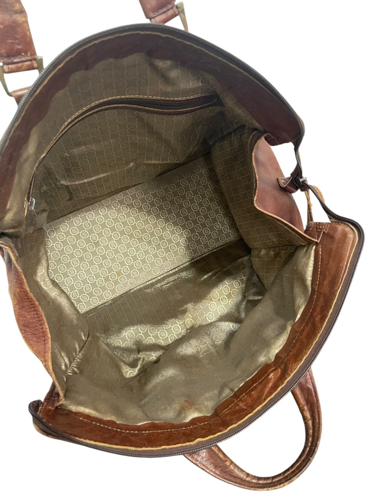 Pierre Balmain Full Leather Vtg 80s Pierre Balmain Beauty Patina Bag 2🟩1 Size ONE SIZE - 18 Thumbnail