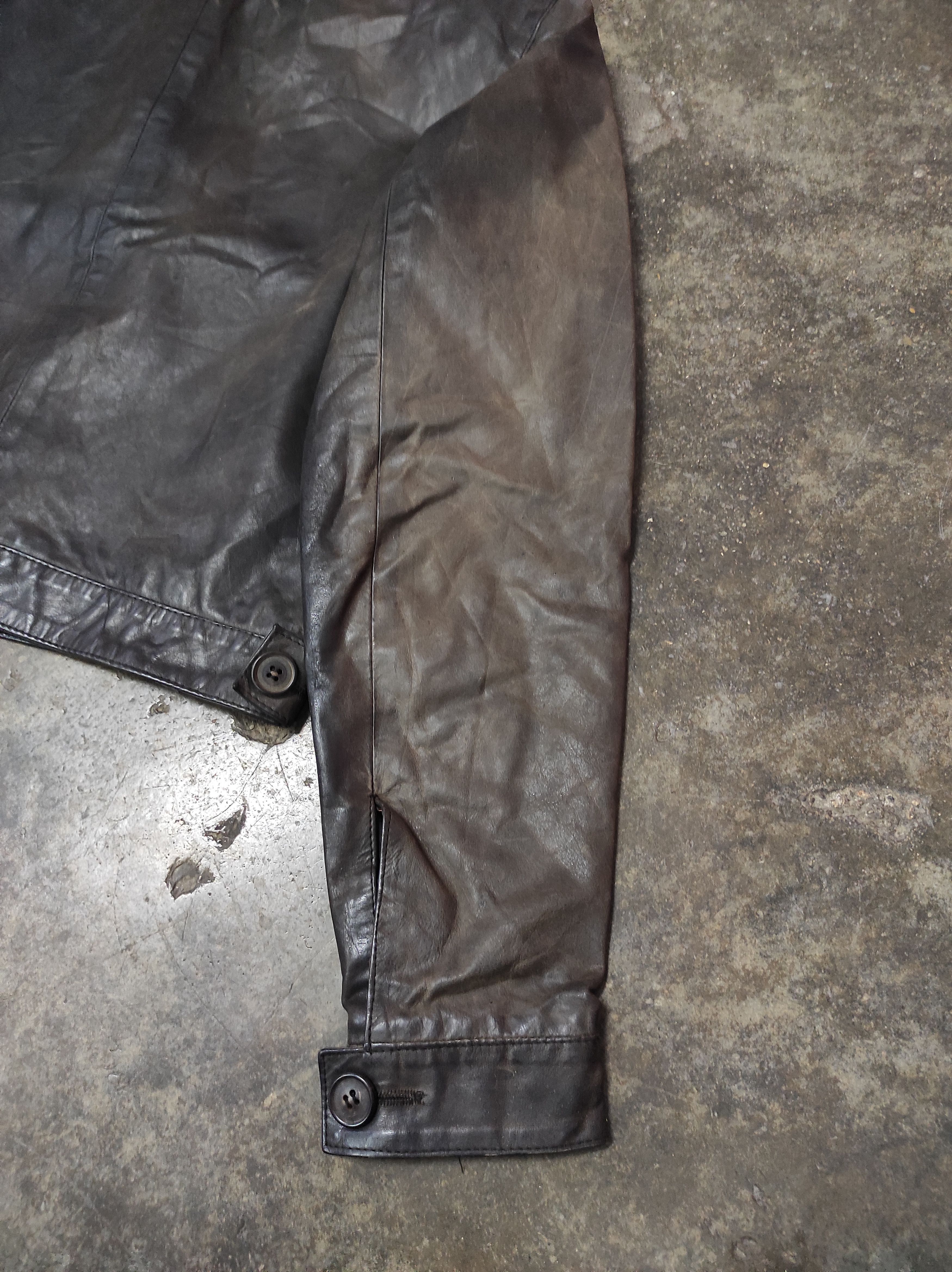A.P.C. × Genuine Leather × Vintage APC VTG GENUINE LEATHER JACKET SUN FADED Size US M / EU 48-50 / 2 - 11 Thumbnail