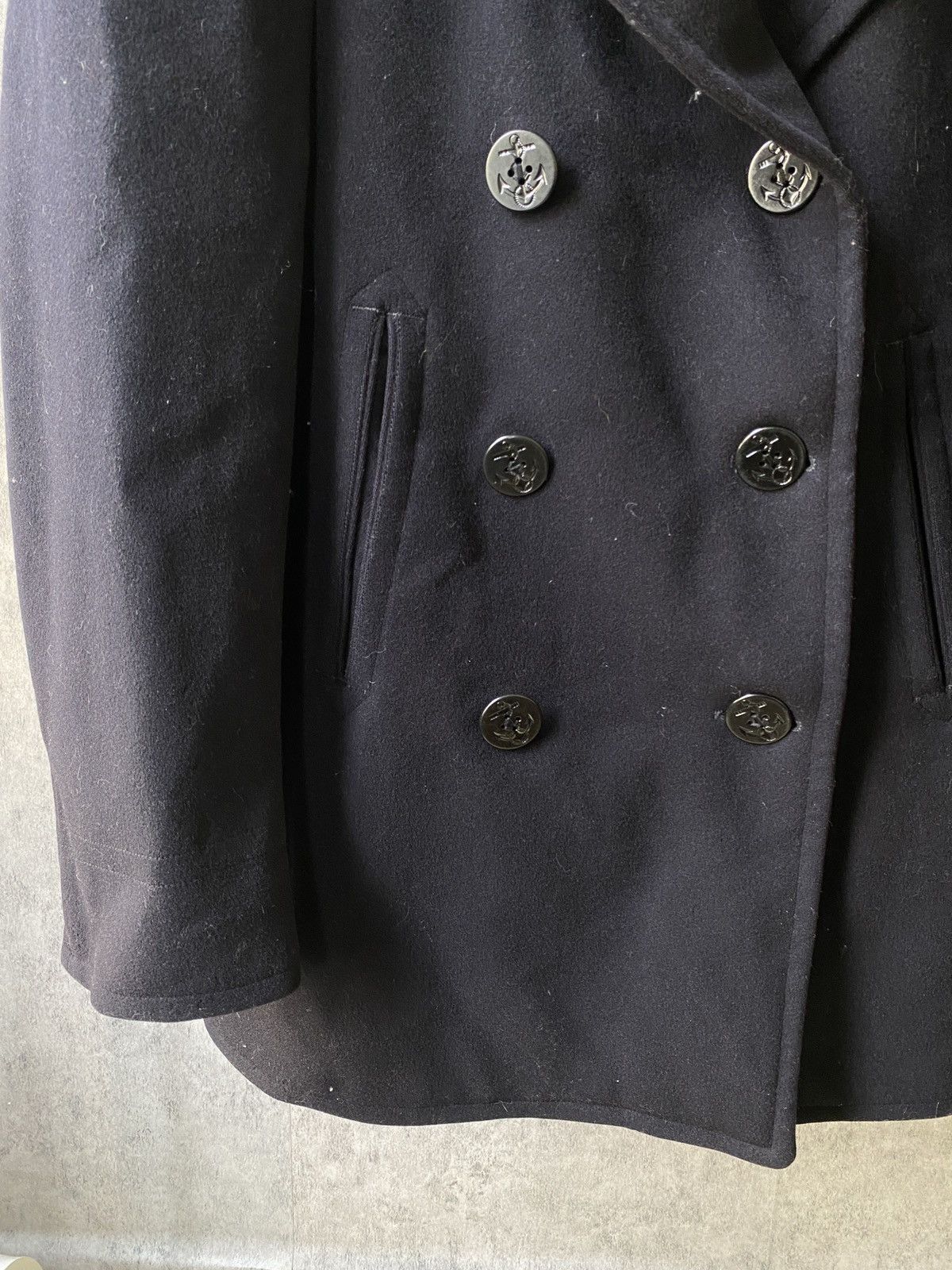 Naval Clothing Factory × Vintage WWII 40s/50s Naval Clothing Factory Heavy Coat Military Size US M / EU 48-50 / 2 - 5 Thumbnail
