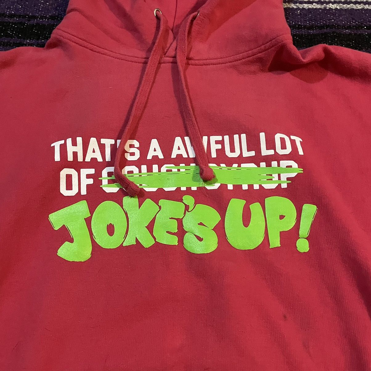 Other Desto Dubb Awful Lot Of Jokes Up Runtz Hoodie Pink XL Stains Size US XL / EU 56 / 4 - 2 Thumbnail