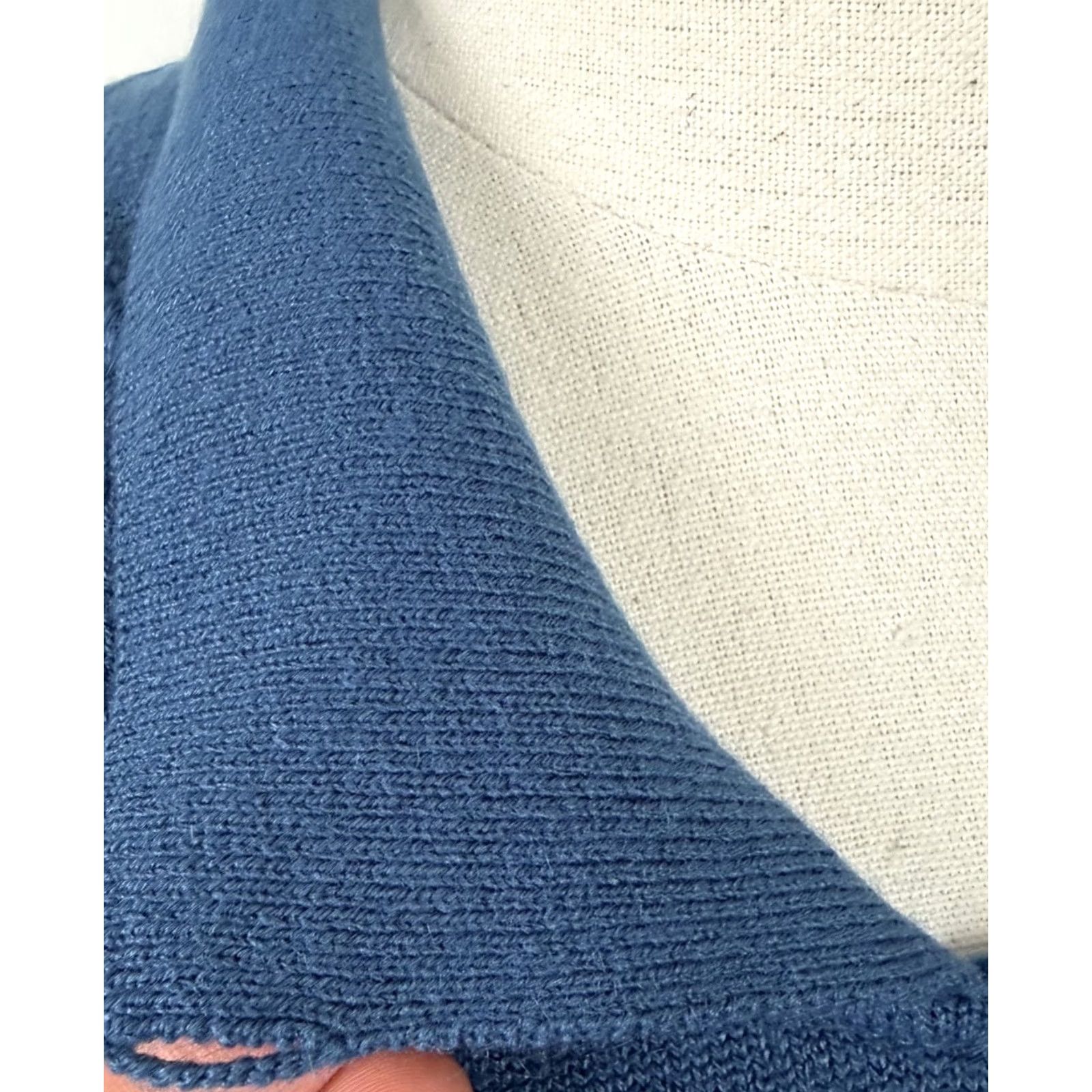 Vintage VINTAGE Designers Originals Sweater XS Womens Collared Raglan Blue 80s 90s Retro Pullover Size XS / US 0-2 / IT 36-38 - 4 Thumbnail