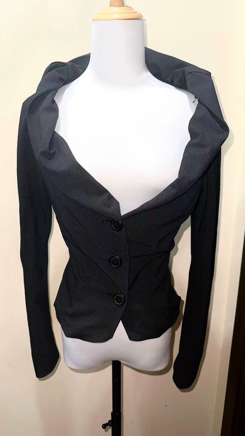 Vivienne Westwood Vivienne Westwood Striped bodice collar suit Size M / US 6-8 / IT 42-44 - 1 Thumbnail