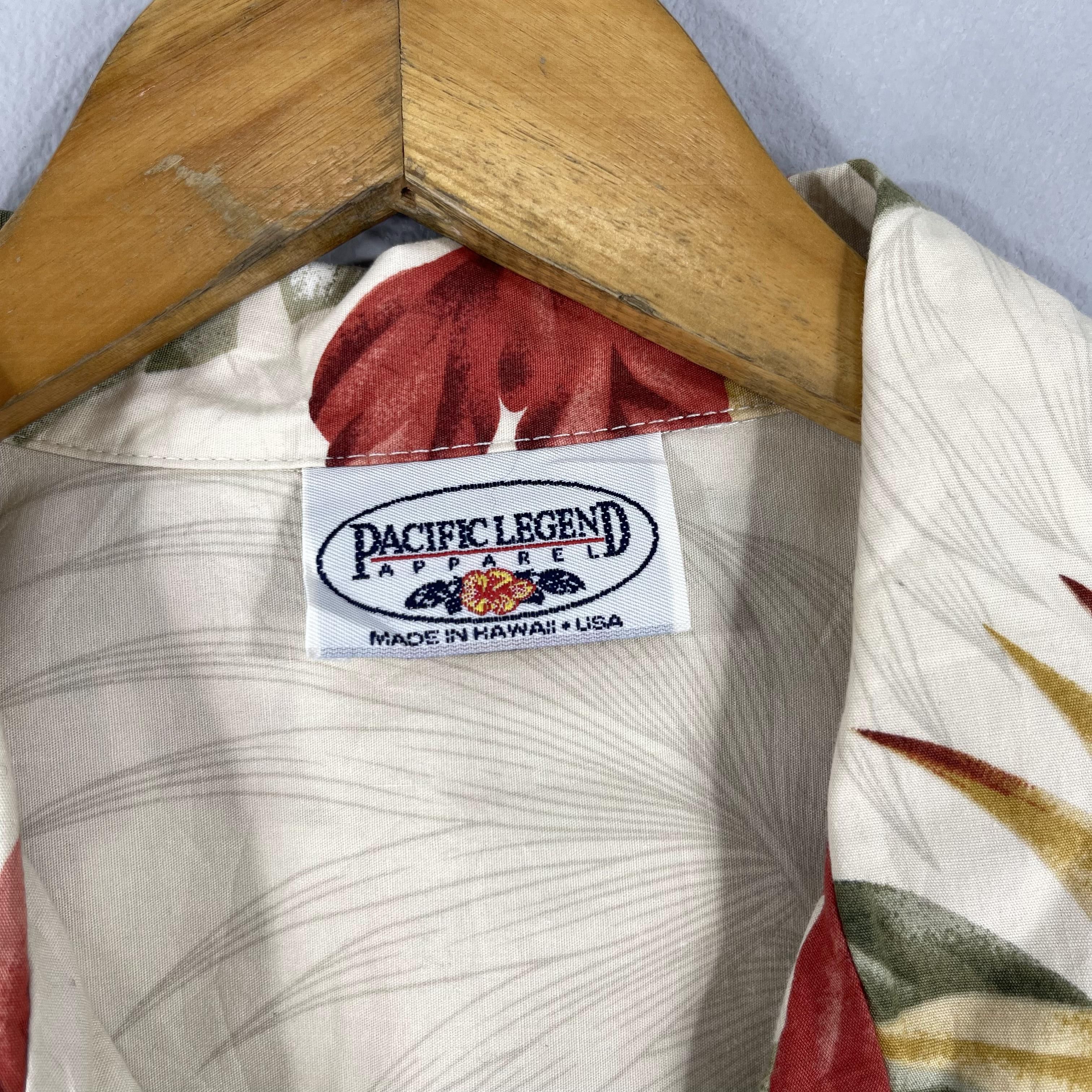 Vintage Vintage PACIFIC LEGEND Hawaii Floral Tropical Shirt Size US XL / EU 56 / 4 - 5 Thumbnail