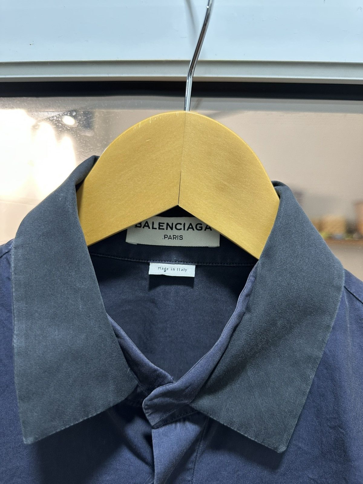 Balenciaga SS15 Balenciaga Broadcloth Double Collar (Alexander Wang) Size US M / EU 48-50 / 2 - 15 Thumbnail