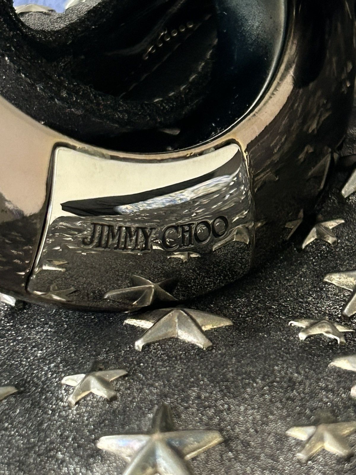 Jimmy Choo jimmy choo silver star metallic suede leather bag Size ONE SIZE - 3 Thumbnail