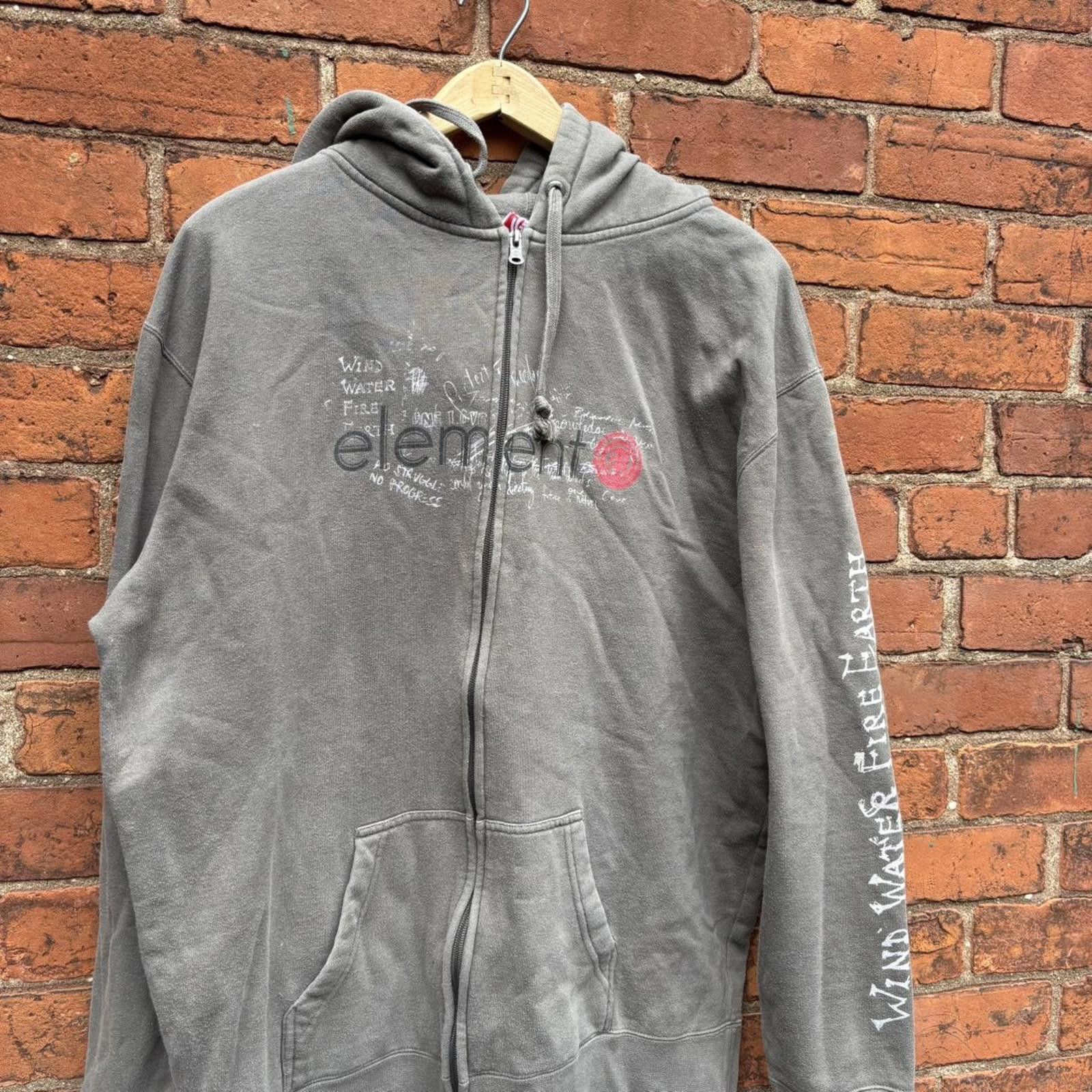 Element Vintage element skateboards zip up hoodie 00s XL Size US XL / EU 56 / 4 - 3 Thumbnail