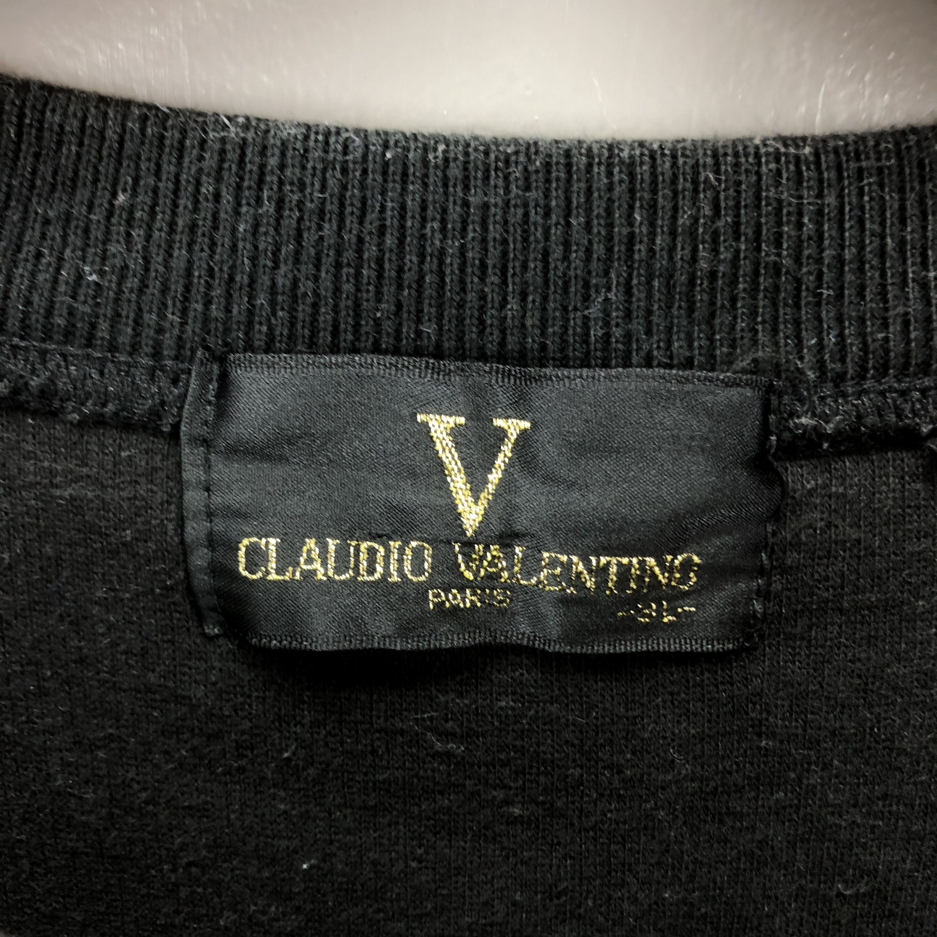 Vintage Vintage CLAUDIO VALENTINO Crew Neck Sweatshirt #0904/AH Size US L / EU 52-54 / 3 - 8 Thumbnail
