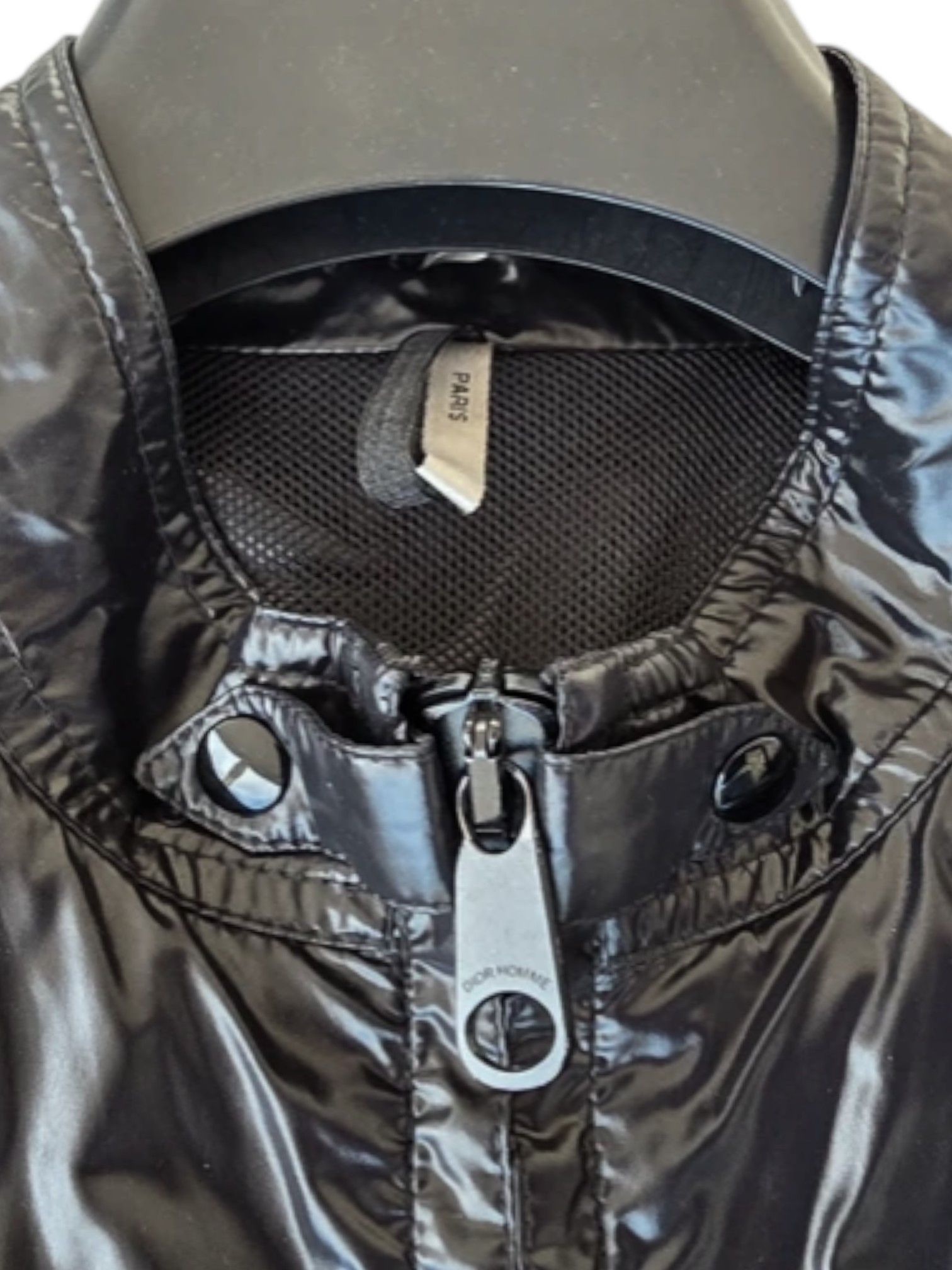 Dior Dior Homme Black Gloss Polyamide Zip Jacket Size US S / EU 44-46 / 1 - 6 Thumbnail