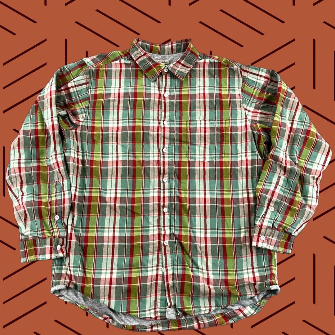 Carbon2Cobalt CARBON 2 COBALT Shirt Mens Large Multicolor Plaid Lined Flannel Button Up L/S Size US L / EU 52-54 / 3 - 1 Thumbnail