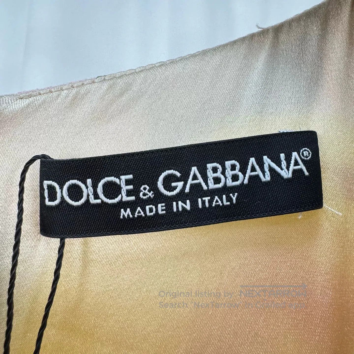 Dolce & Gabbana Dolce&Gabbana Runway Three-color Rose Silk Dress. Size S / US 4 / IT 40 - 7 Thumbnail